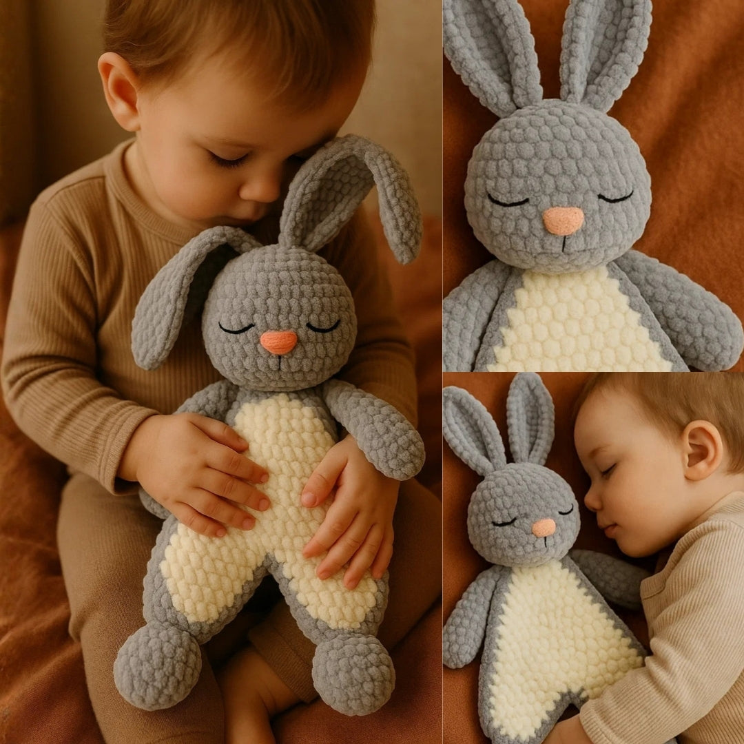 Bunny Lovey Security Blanket Crochet Pattern