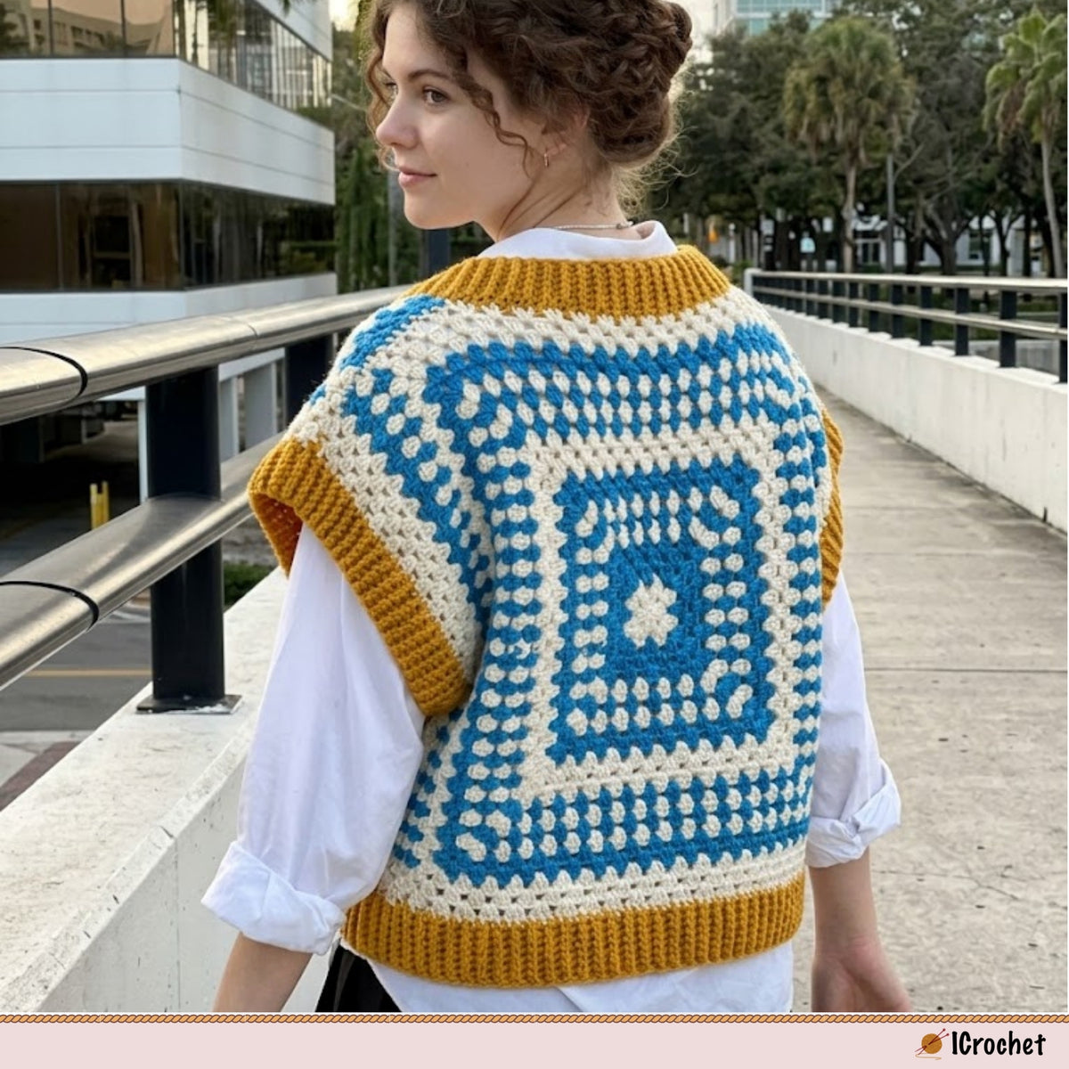 Modern Sleeveless Statement Top Crochet Pattern