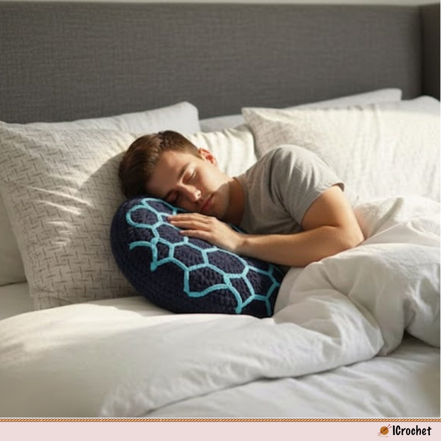 Cheerful Bloom Accent Cushion Crochet Pattern