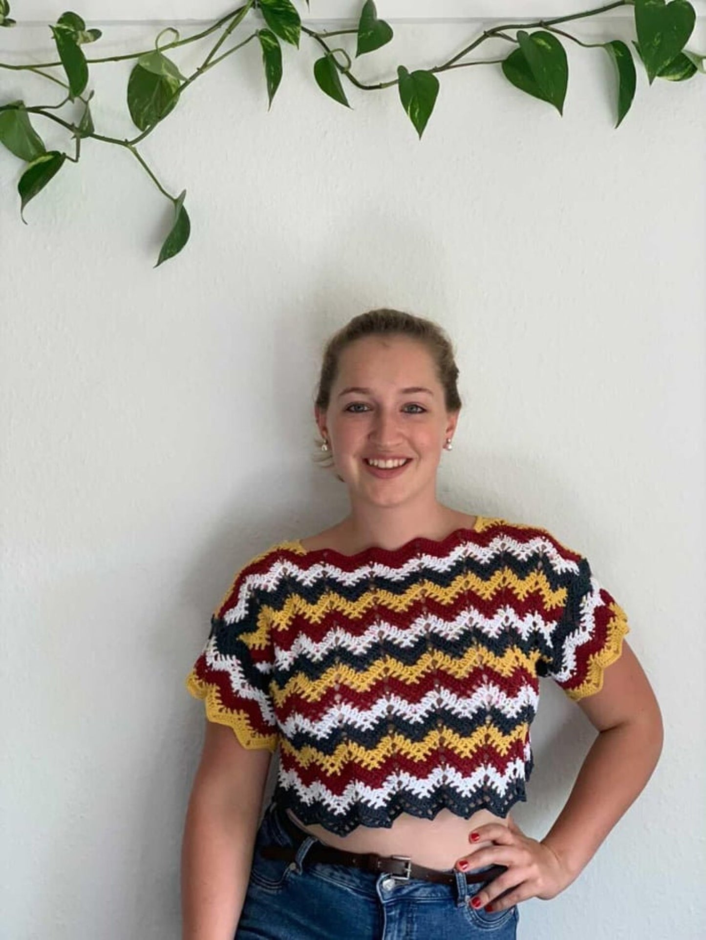 Lacy Cropped Top Crochet Pattern