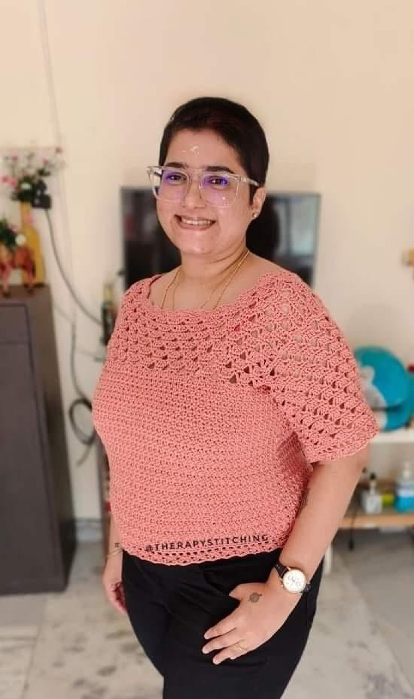 Sleeveless Cropped Top Crochet Pattern