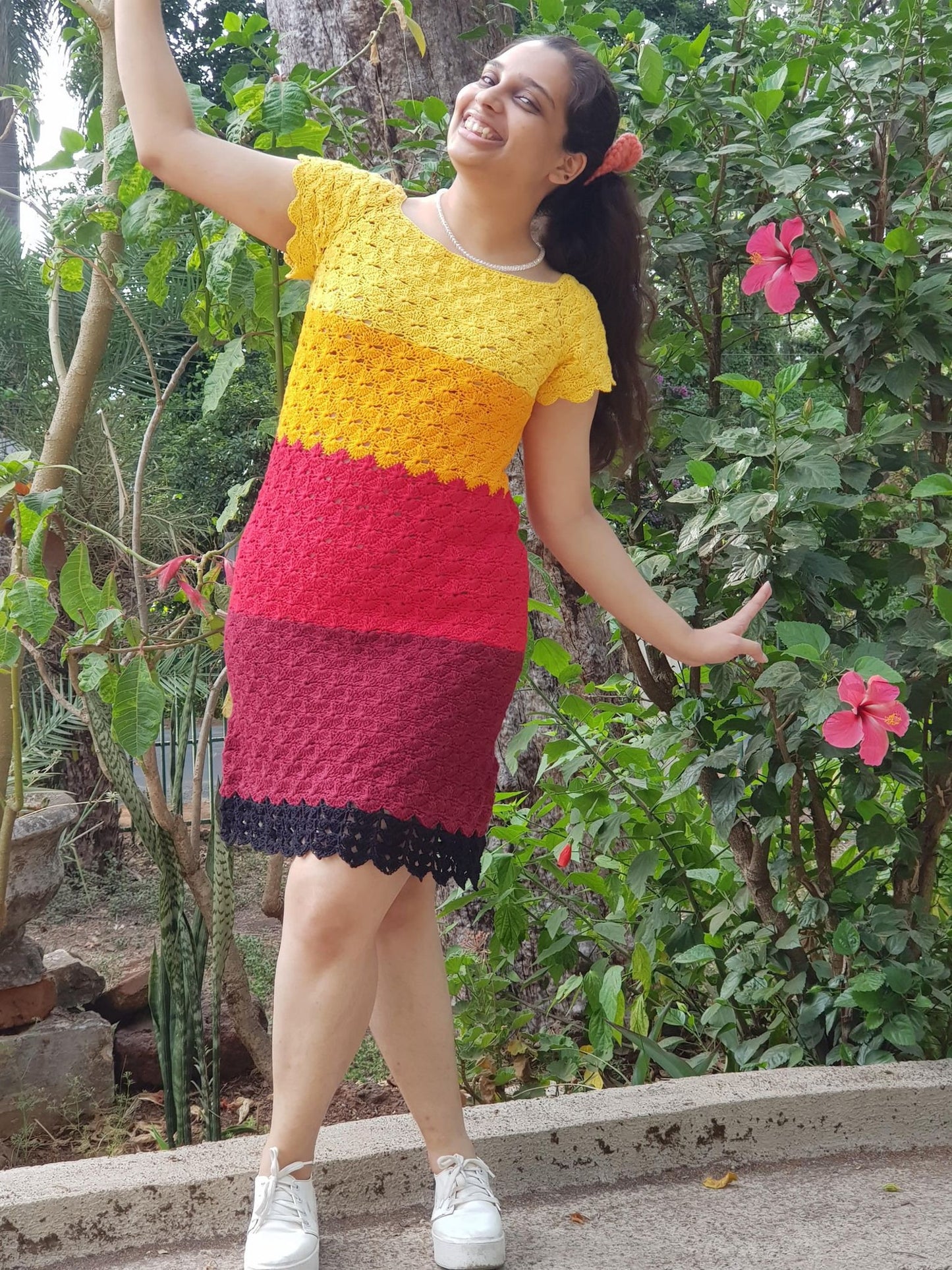 Trendy Bodycon Dress Crochet Pattern