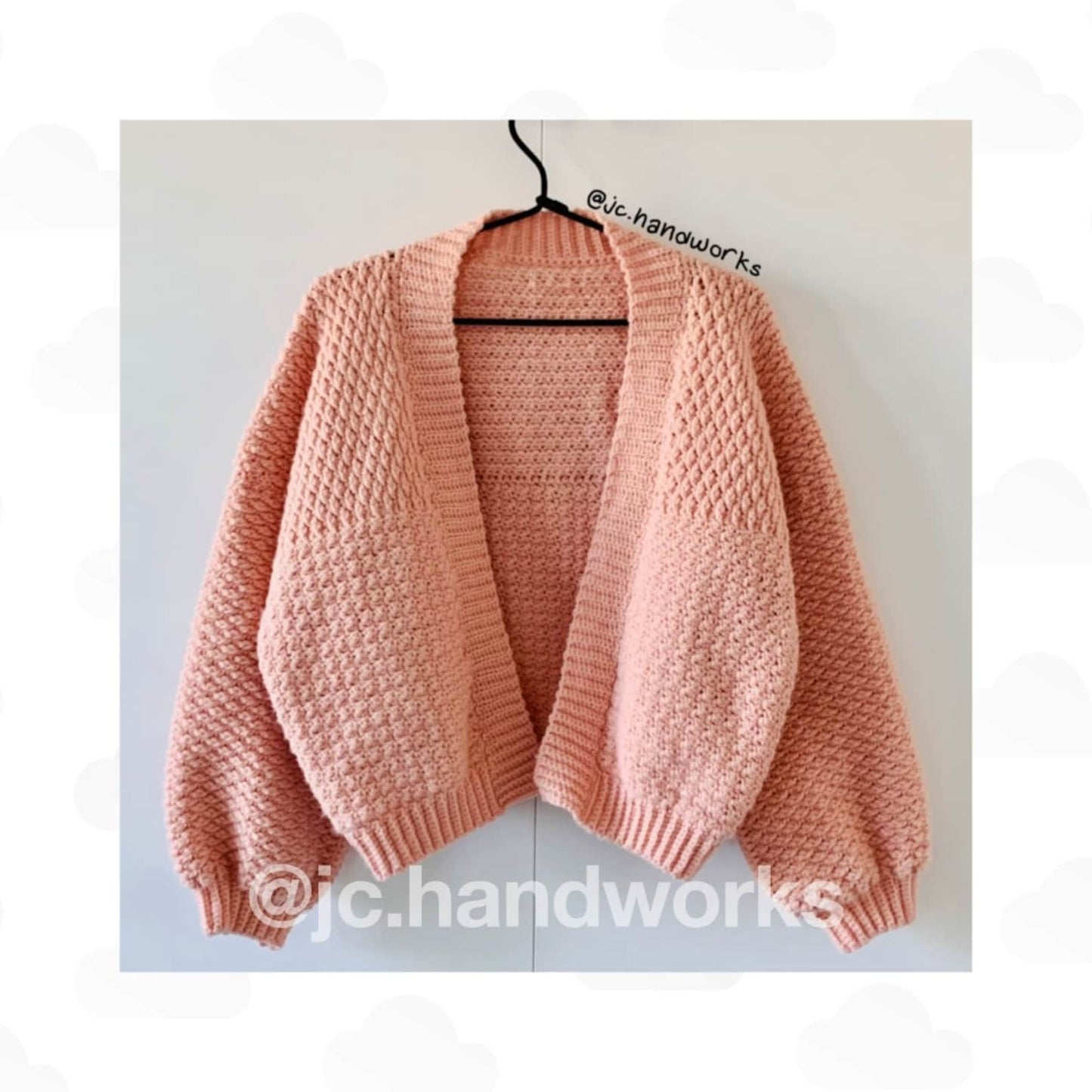 Stylish Acorn Cardigan Crochet Pattern