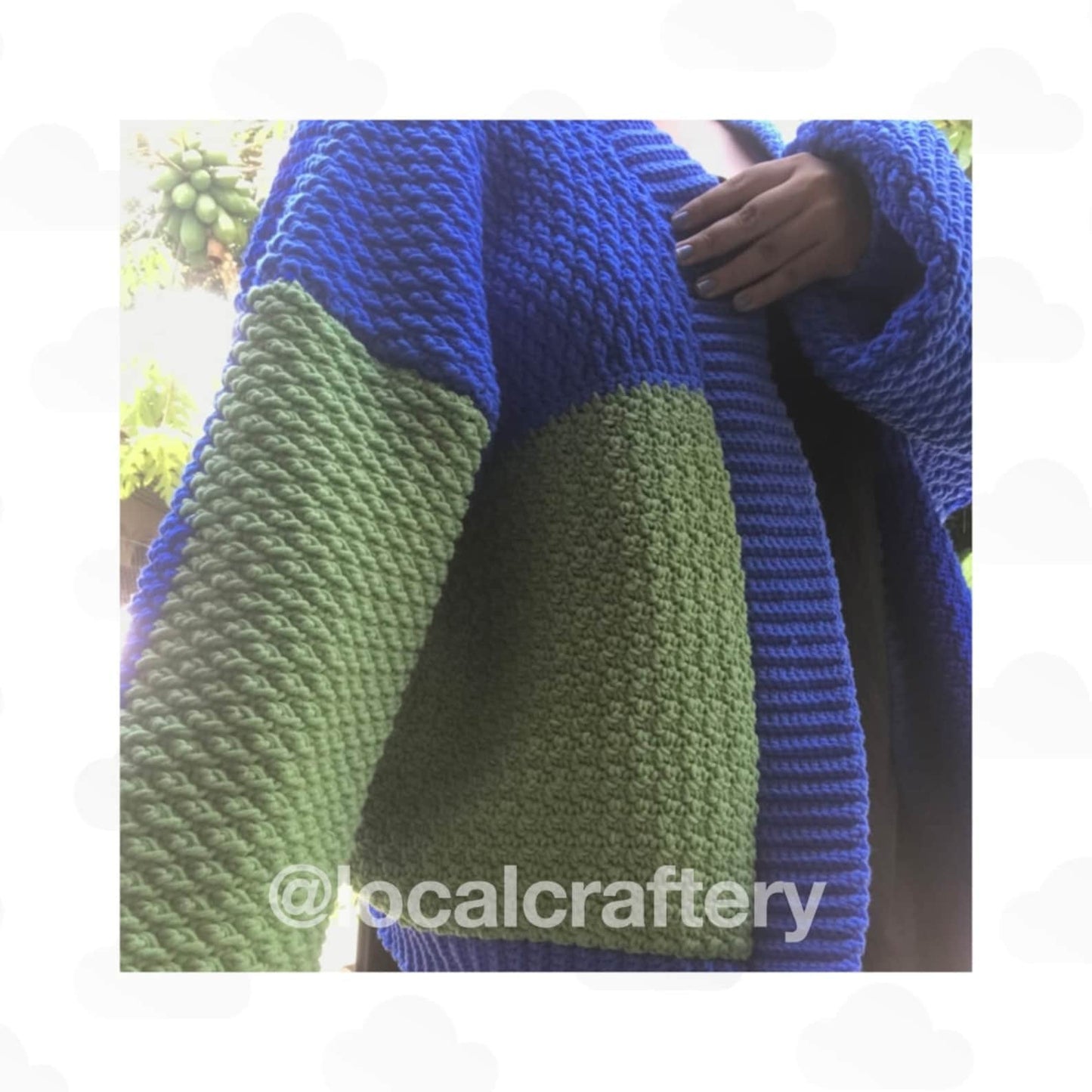 Stylish Acorn Cardigan Crochet Pattern