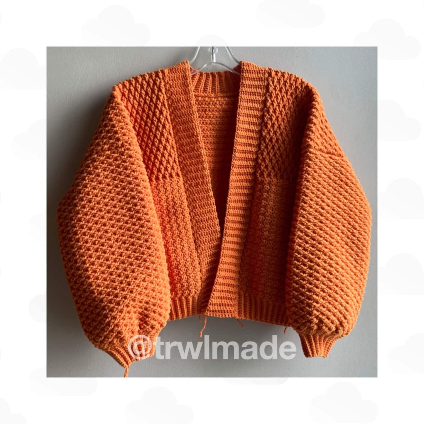 Stylish Acorn Cardigan Crochet Pattern