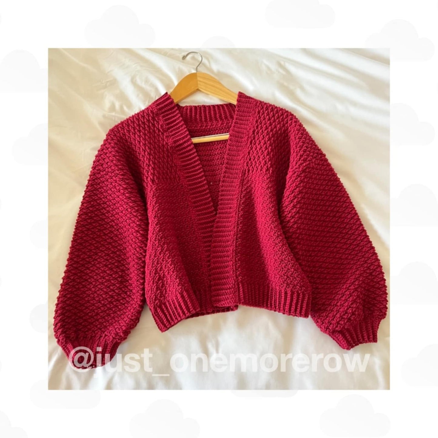 Stylish Acorn Cardigan Crochet Pattern