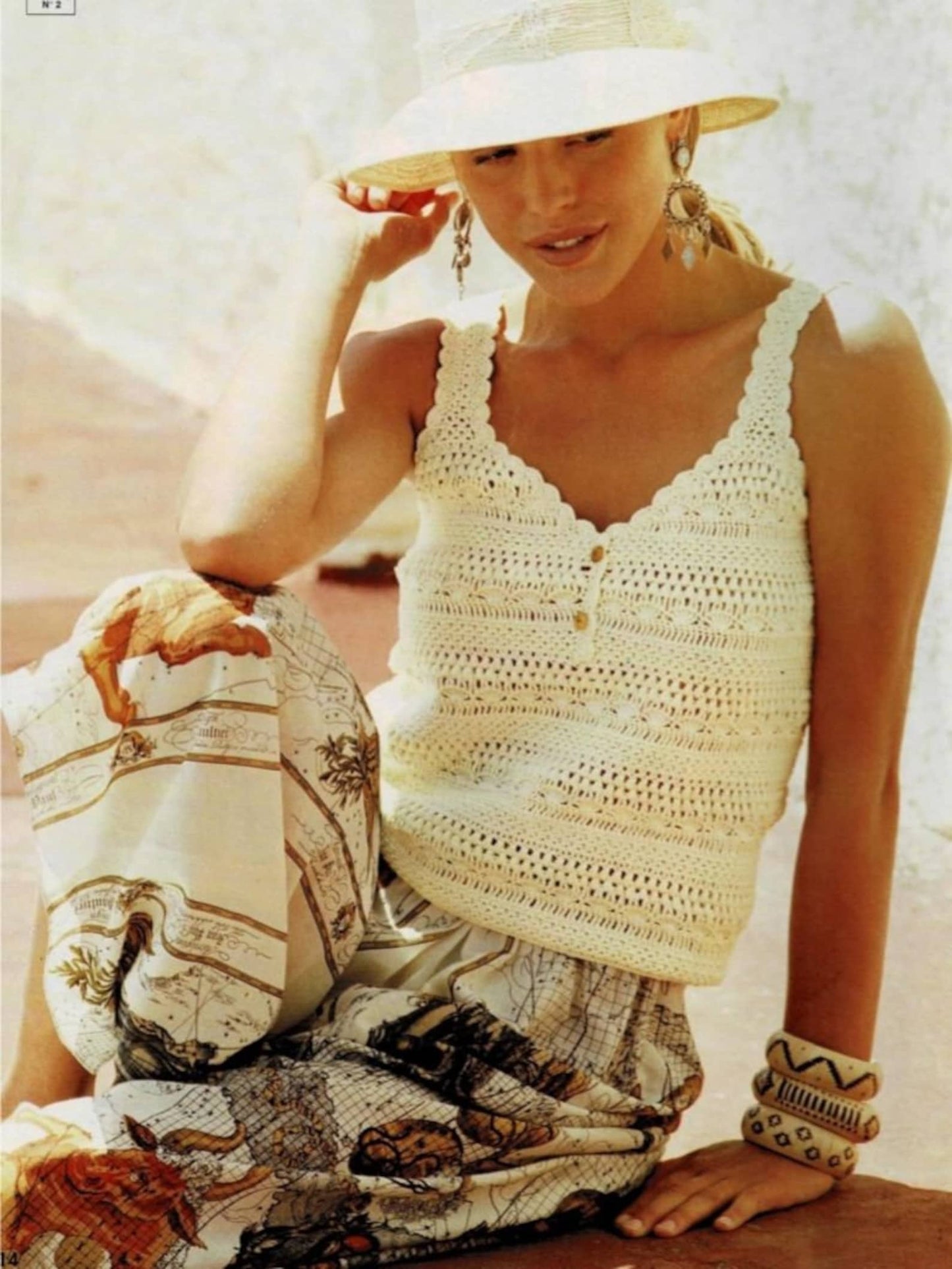 Classy Summer Top Crochet Pattern