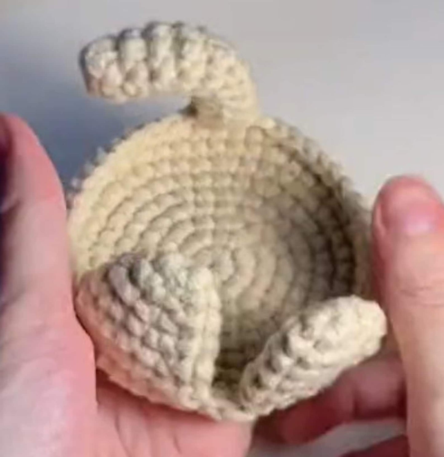 Cute Aesthetic Cat Coaster Crochet Pattern
