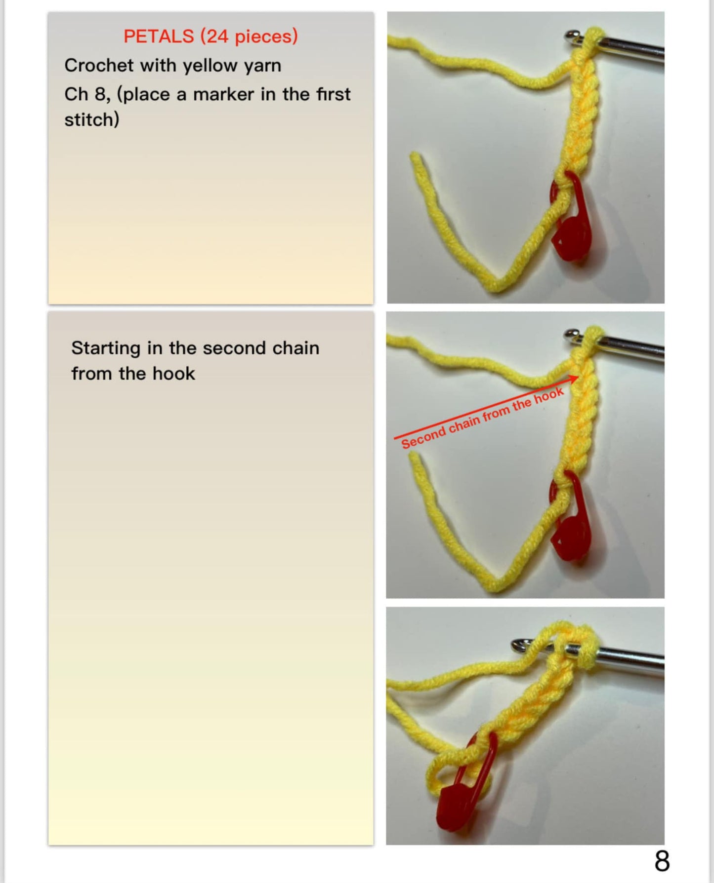 Blooming Sunflower Amigurumi Crochet Pattern