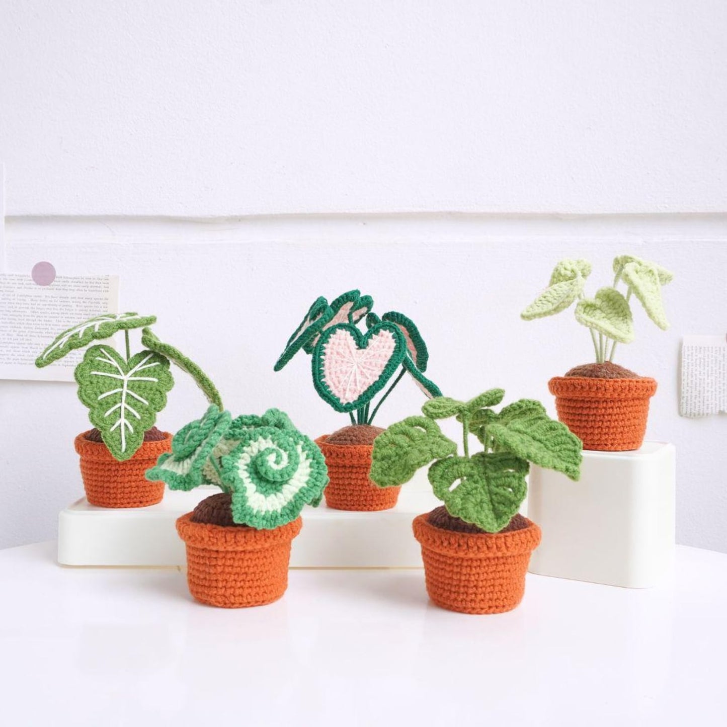 Potted Flower and Plants Collection Crochet Pattern