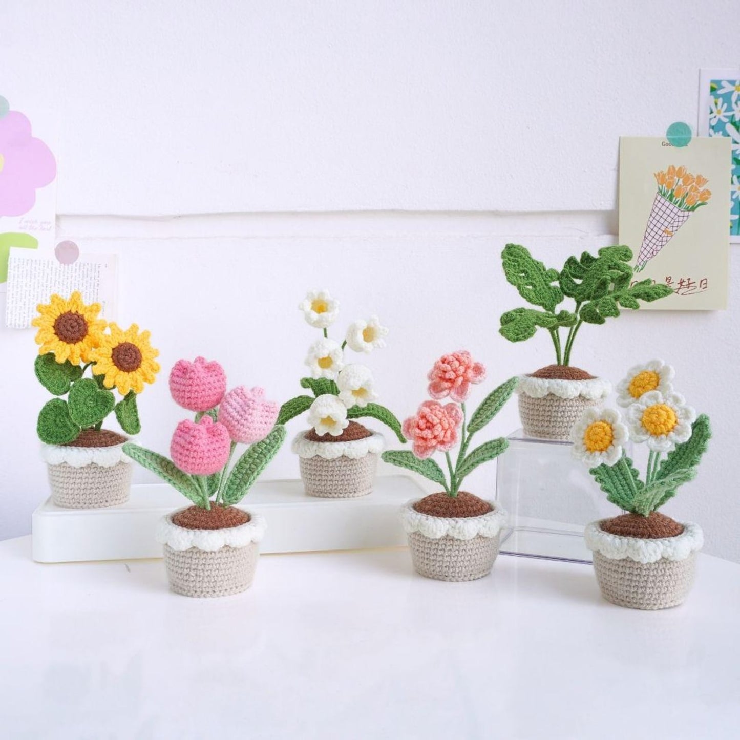 Potted Flower and Plants Collection Crochet Pattern