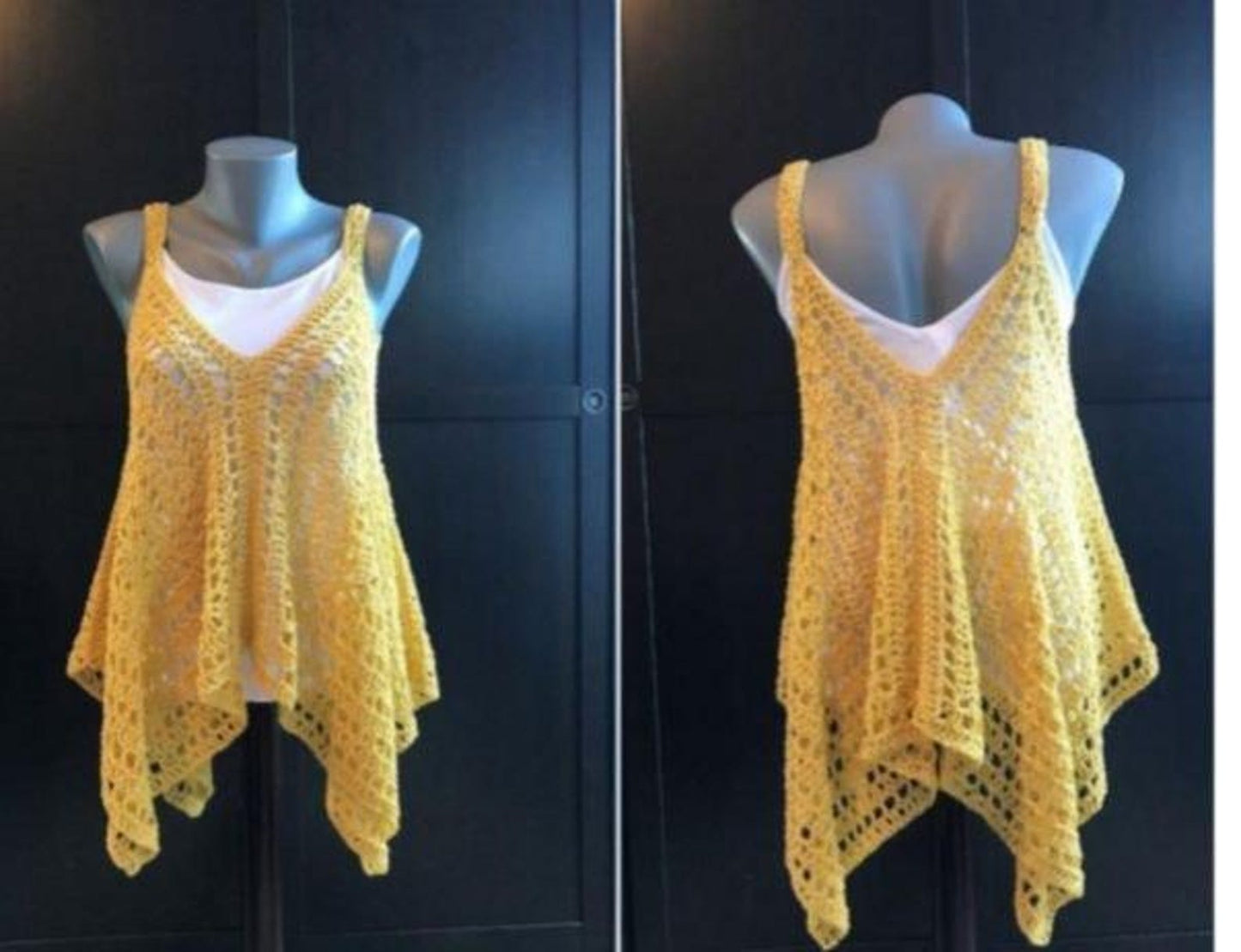 Summer Tunic Cover Top Crochet Pattern