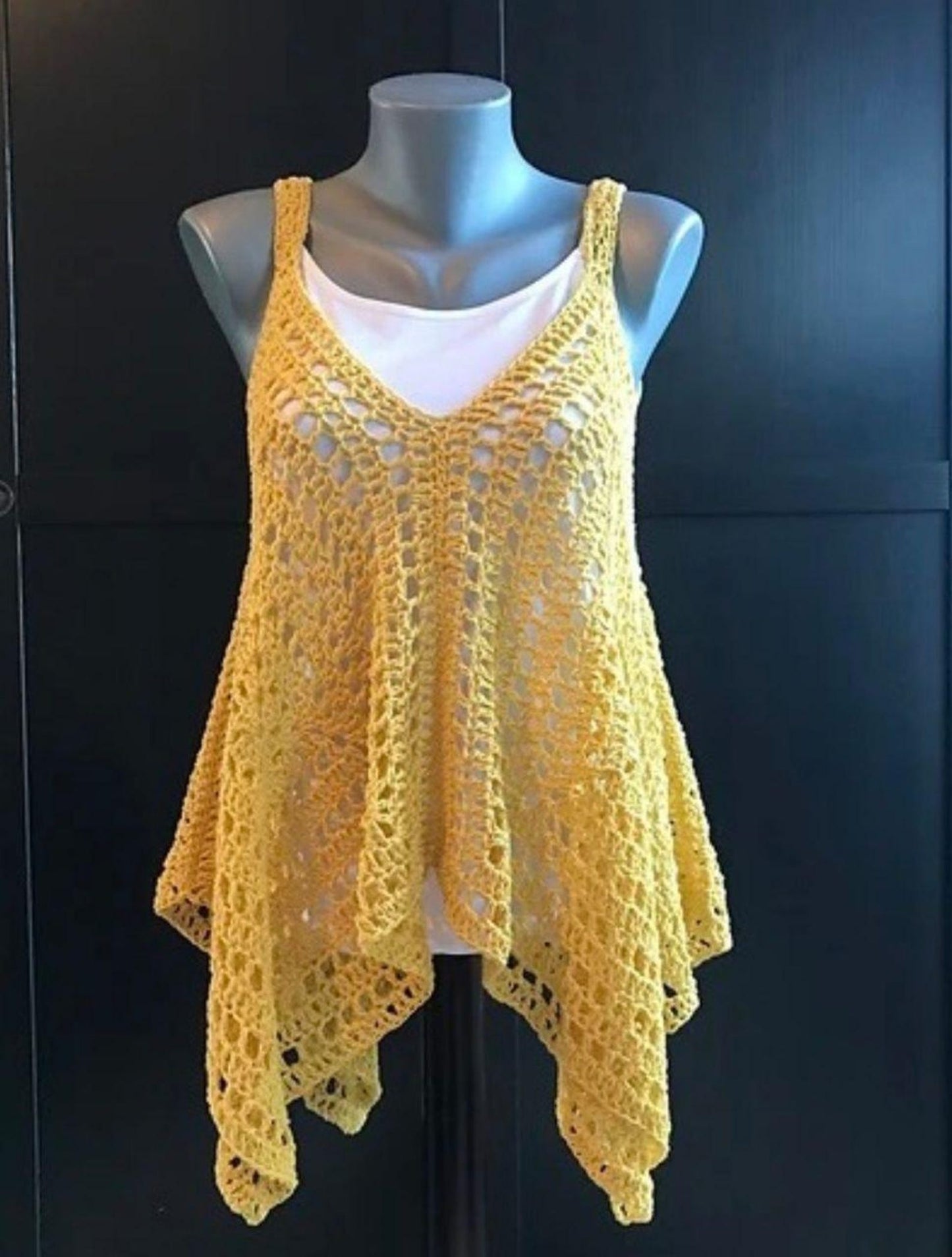 Summer Tunic Cover Top Crochet Pattern