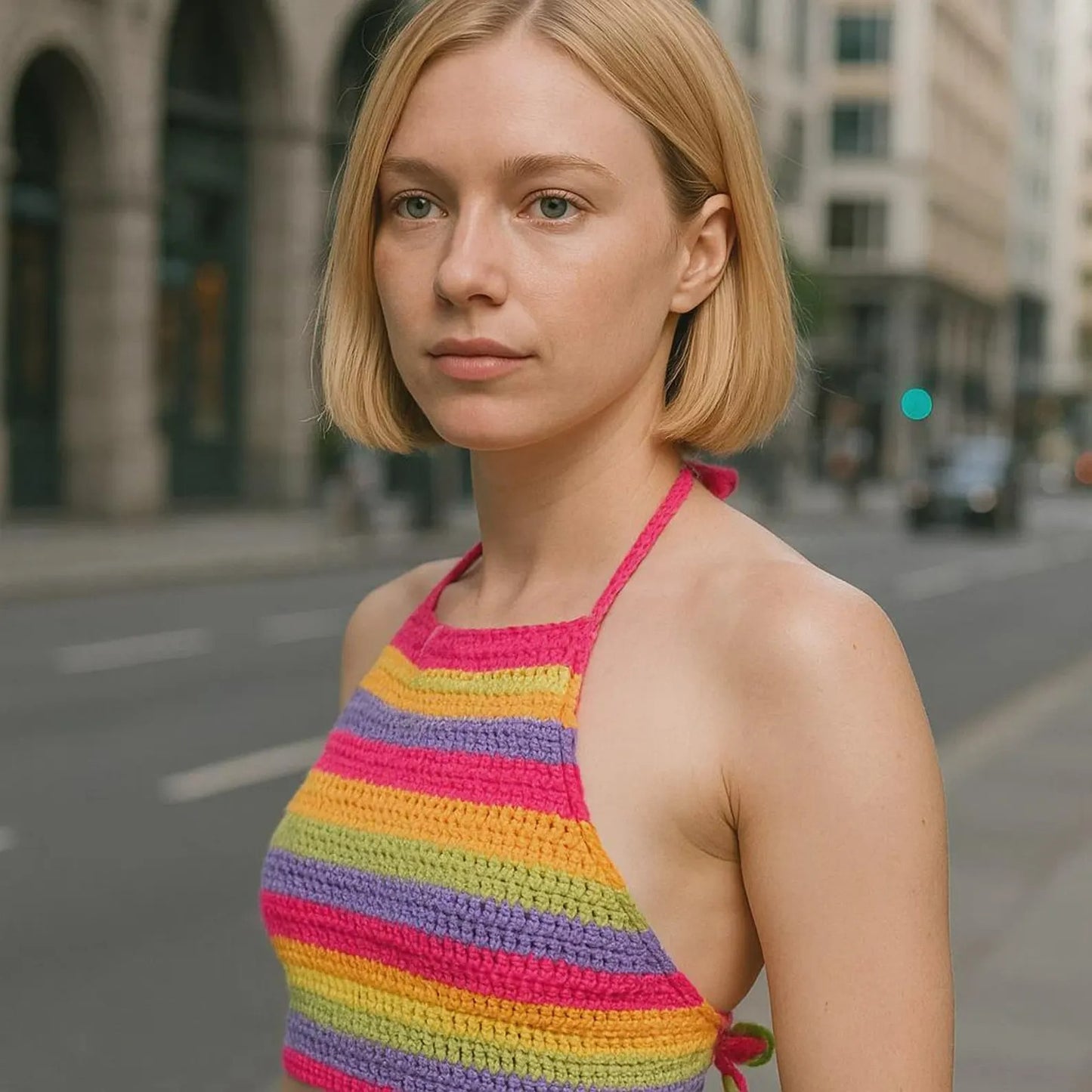 Trendy Summer Vibe Colorful Top Crochet Pattern