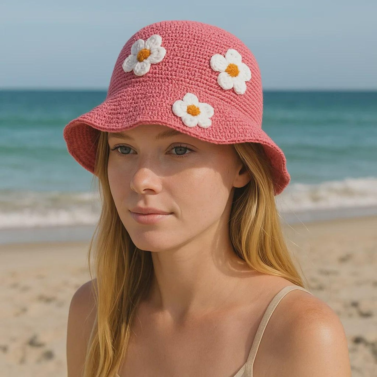 Daisy Bucket Hat Crochet Pattern
