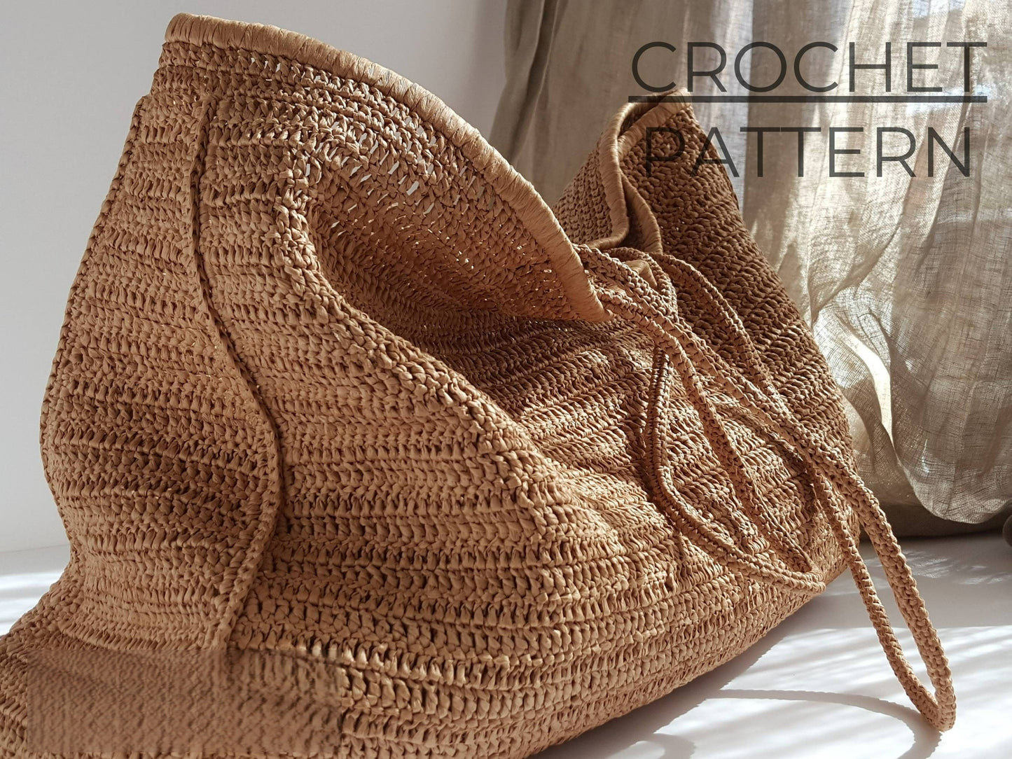 Summer Oversize Tote Bag Crochet Pattern