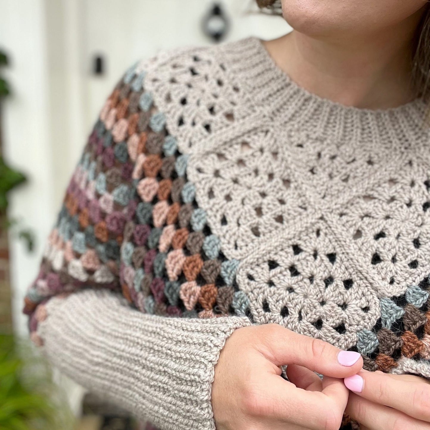 Cardigan in Aztec Design Crochet Pattern