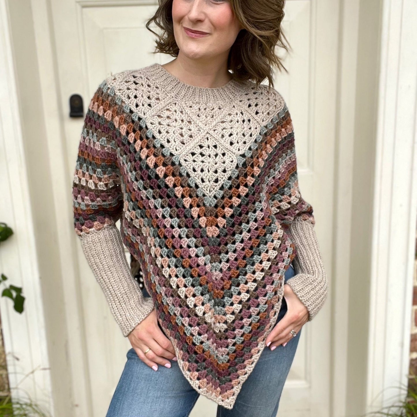 Cardigan in Aztec Design Crochet Pattern