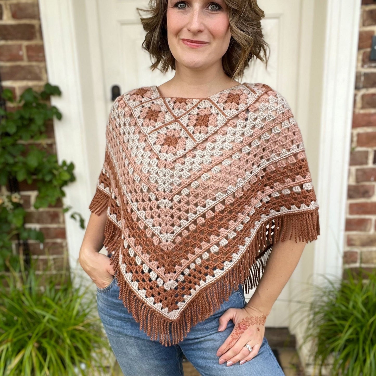 Cardigan in Aztec Design Crochet Pattern