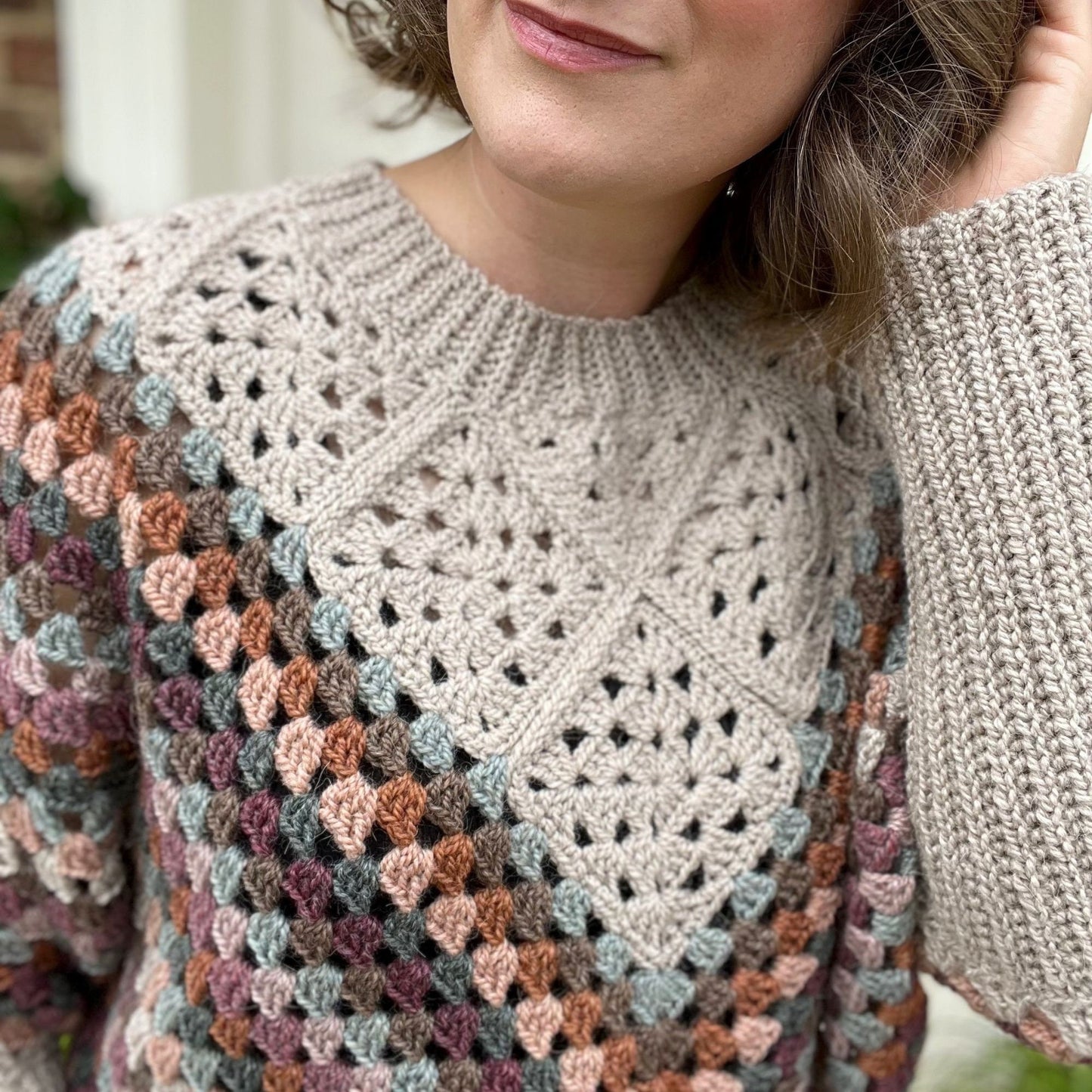Cardigan in Aztec Design Crochet Pattern