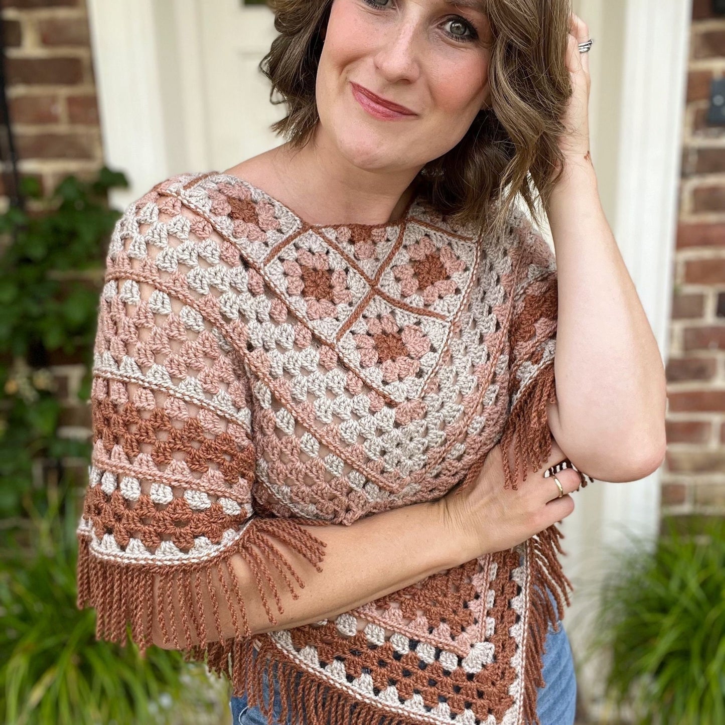 Cardigan in Aztec Design Crochet Pattern