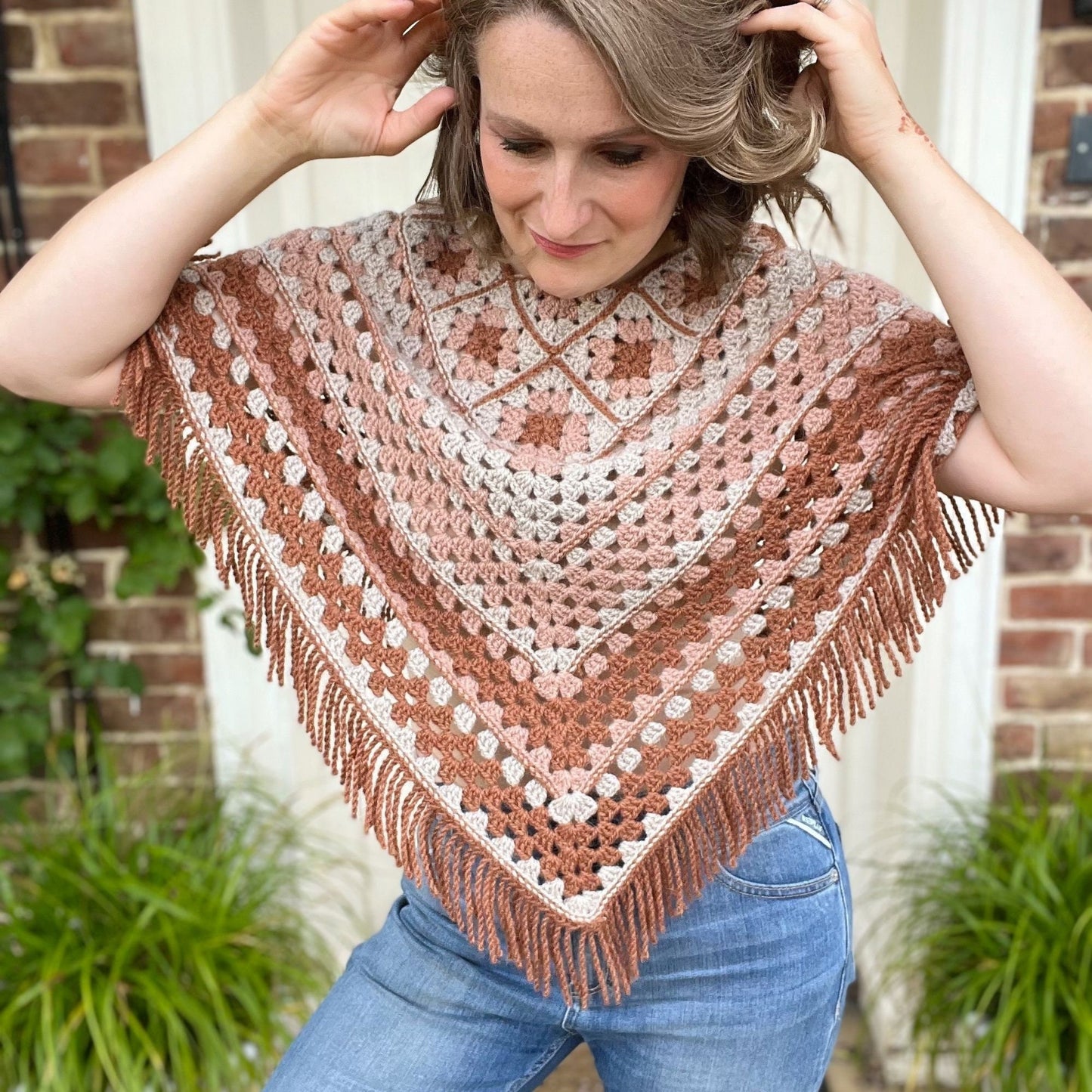 Cardigan in Aztec Design Crochet Pattern
