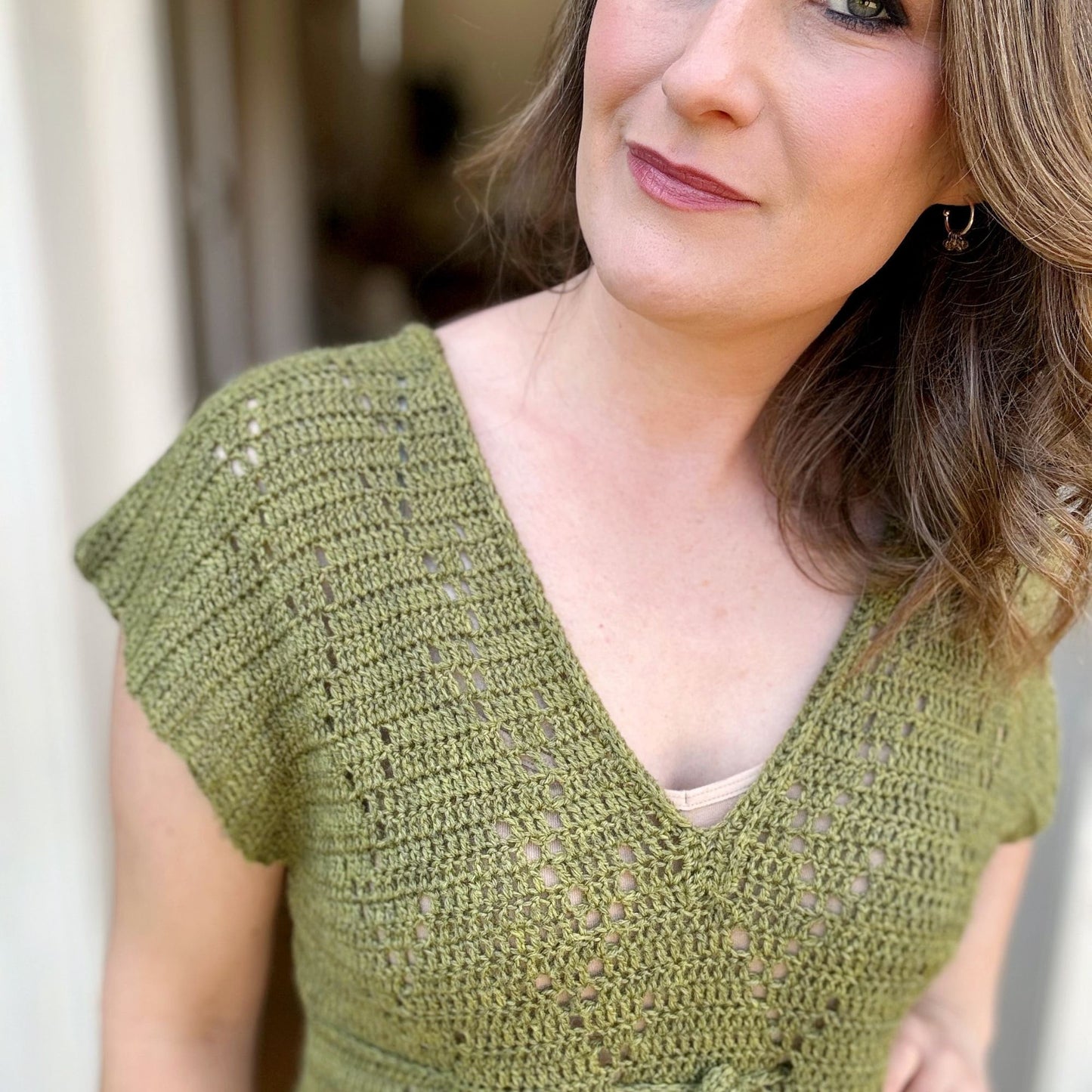 Fashionable Vneck Top Crochet Pattern