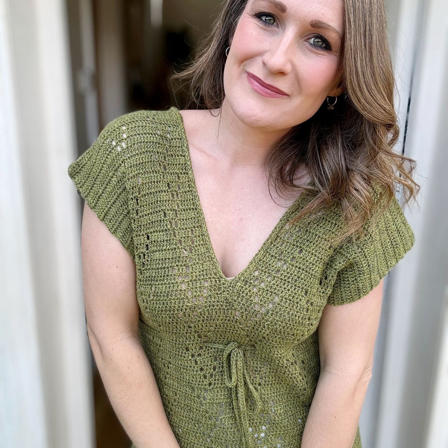 Fashionable Vneck Top Crochet Pattern