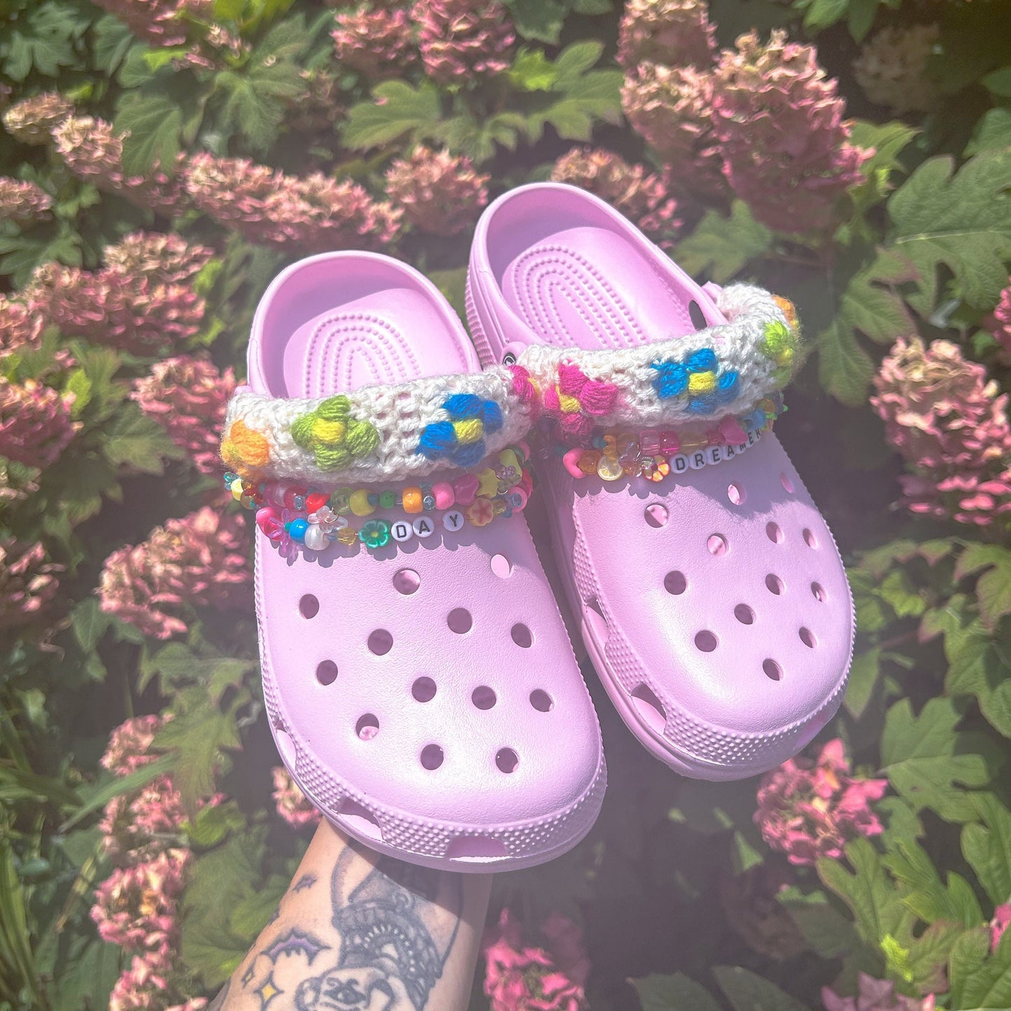 Floral Crocs Strap Crochet Pattern
