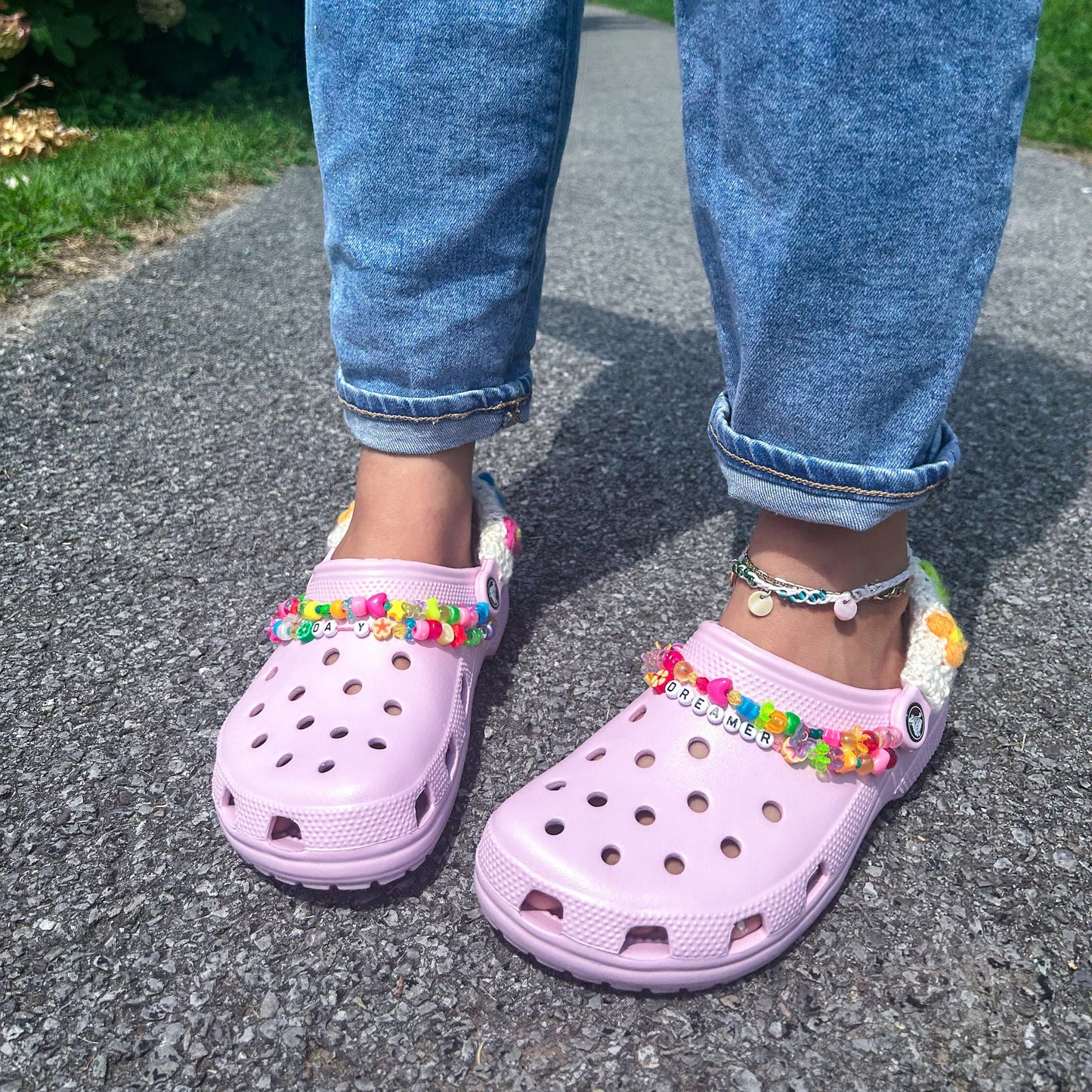 Floral Crocs Strap Crochet Pattern