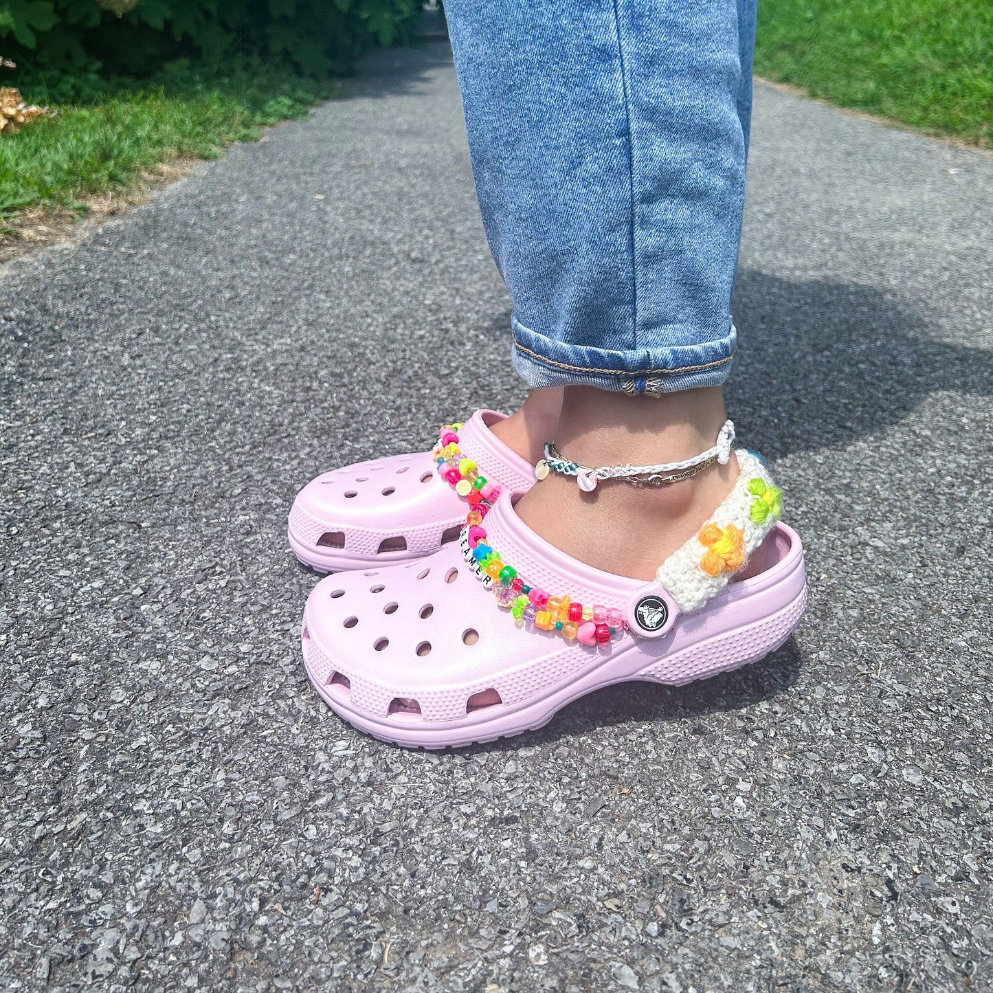 Floral Crocs Strap Crochet Pattern