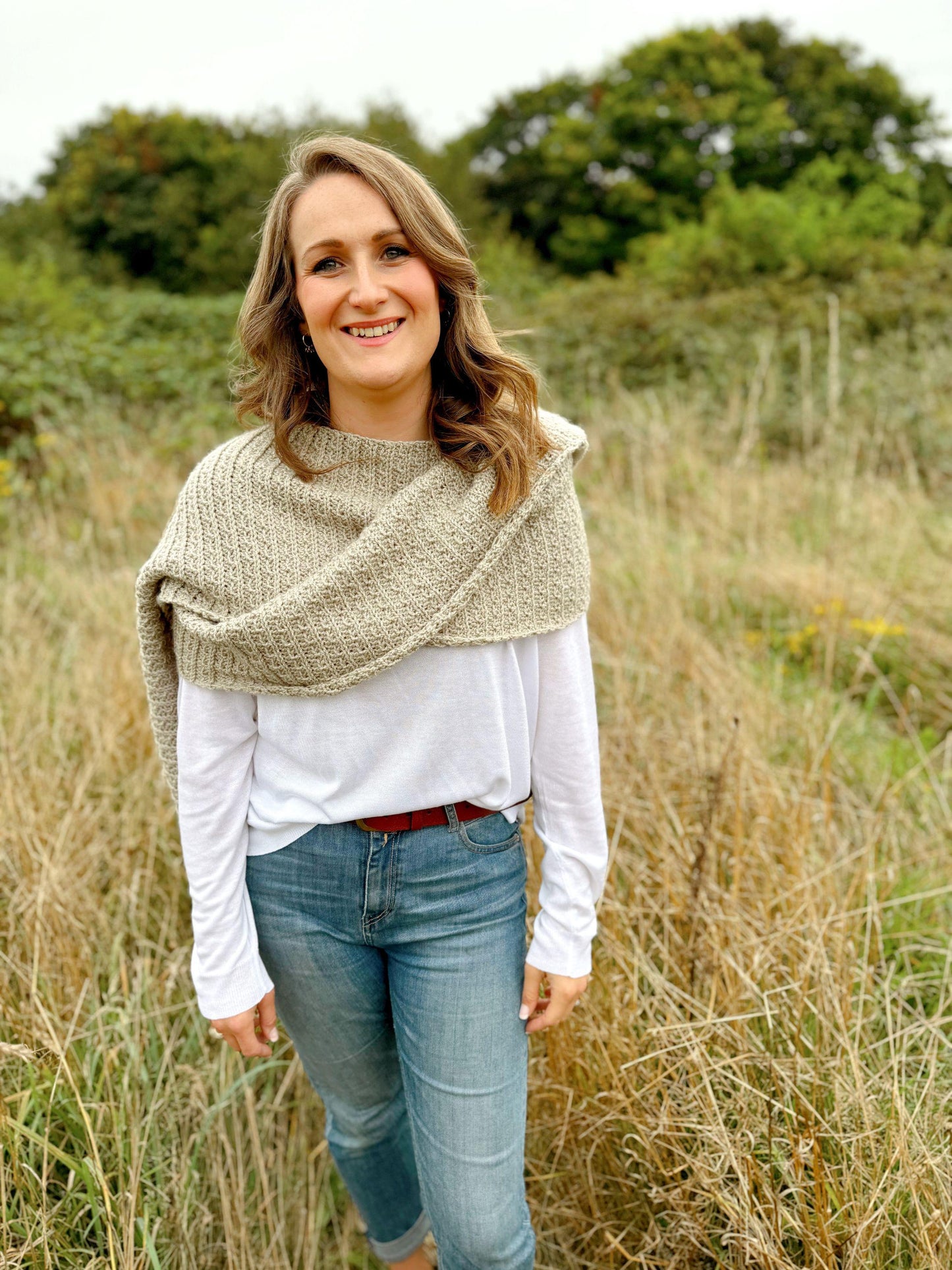 Classic Sweater Scarf Crochet Pattern