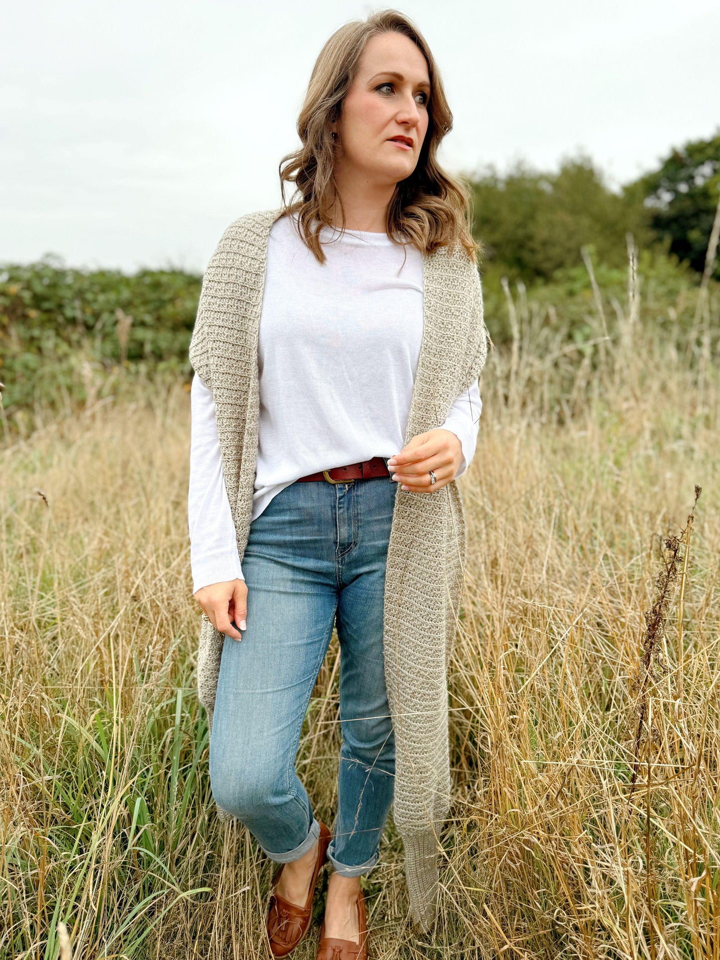 Classic Sweater Scarf Crochet Pattern