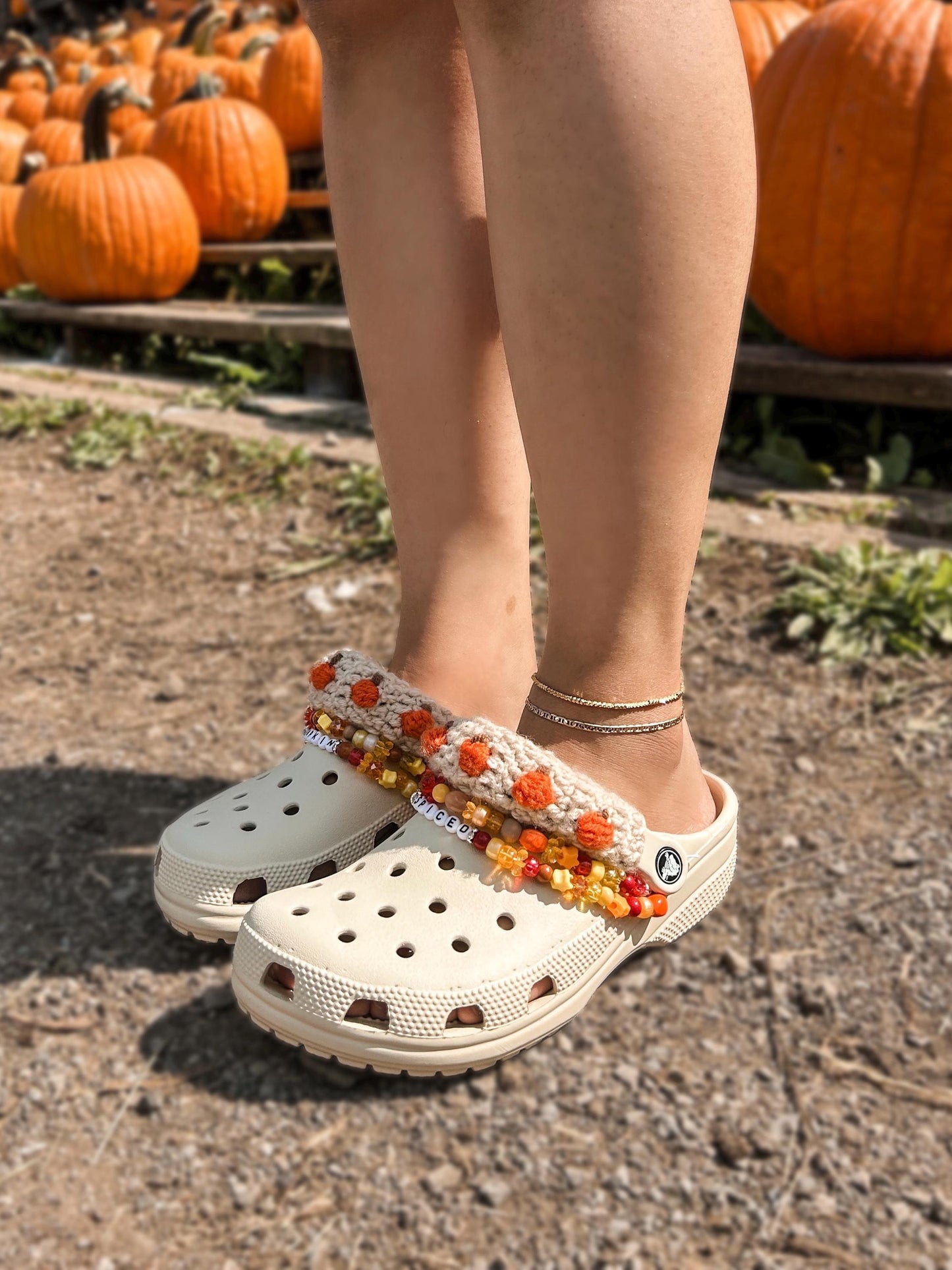 Pumpkin Crocs Strap Crochet Pattern