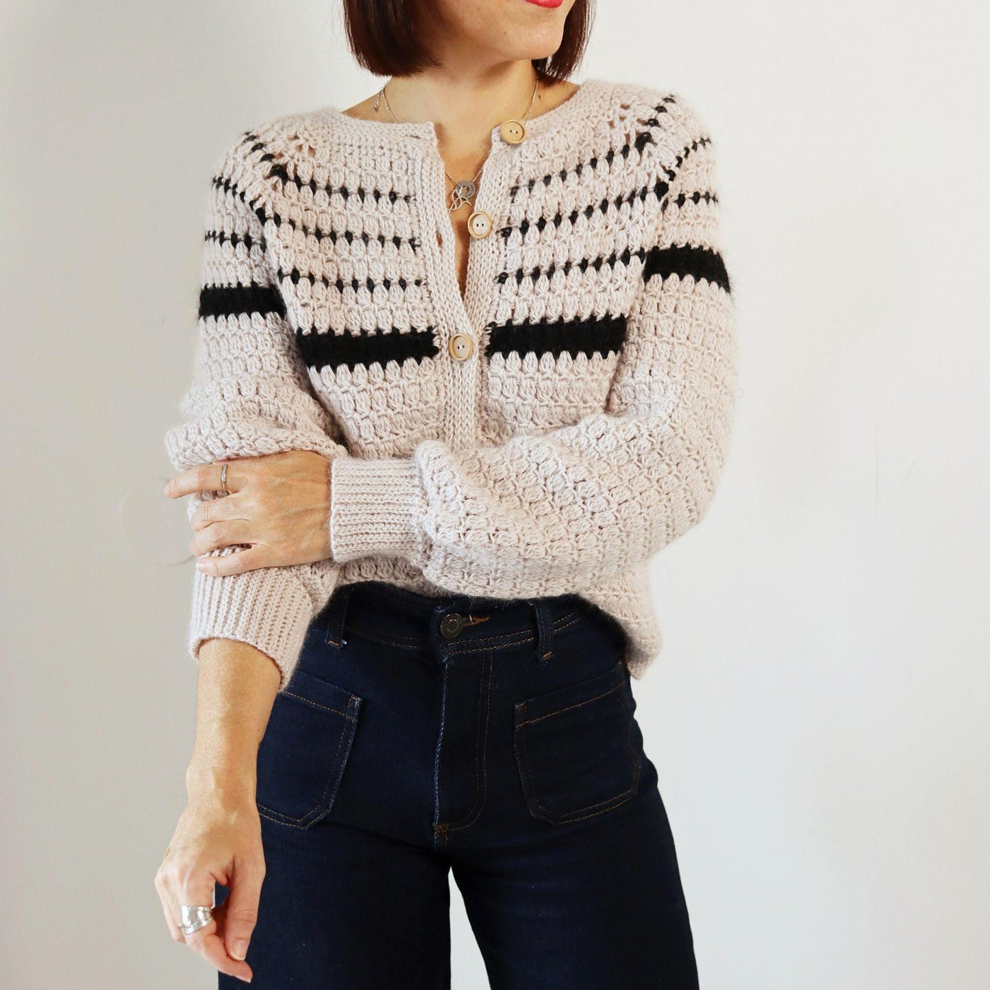 Classy Old Money Cardigan Crochet Pattern