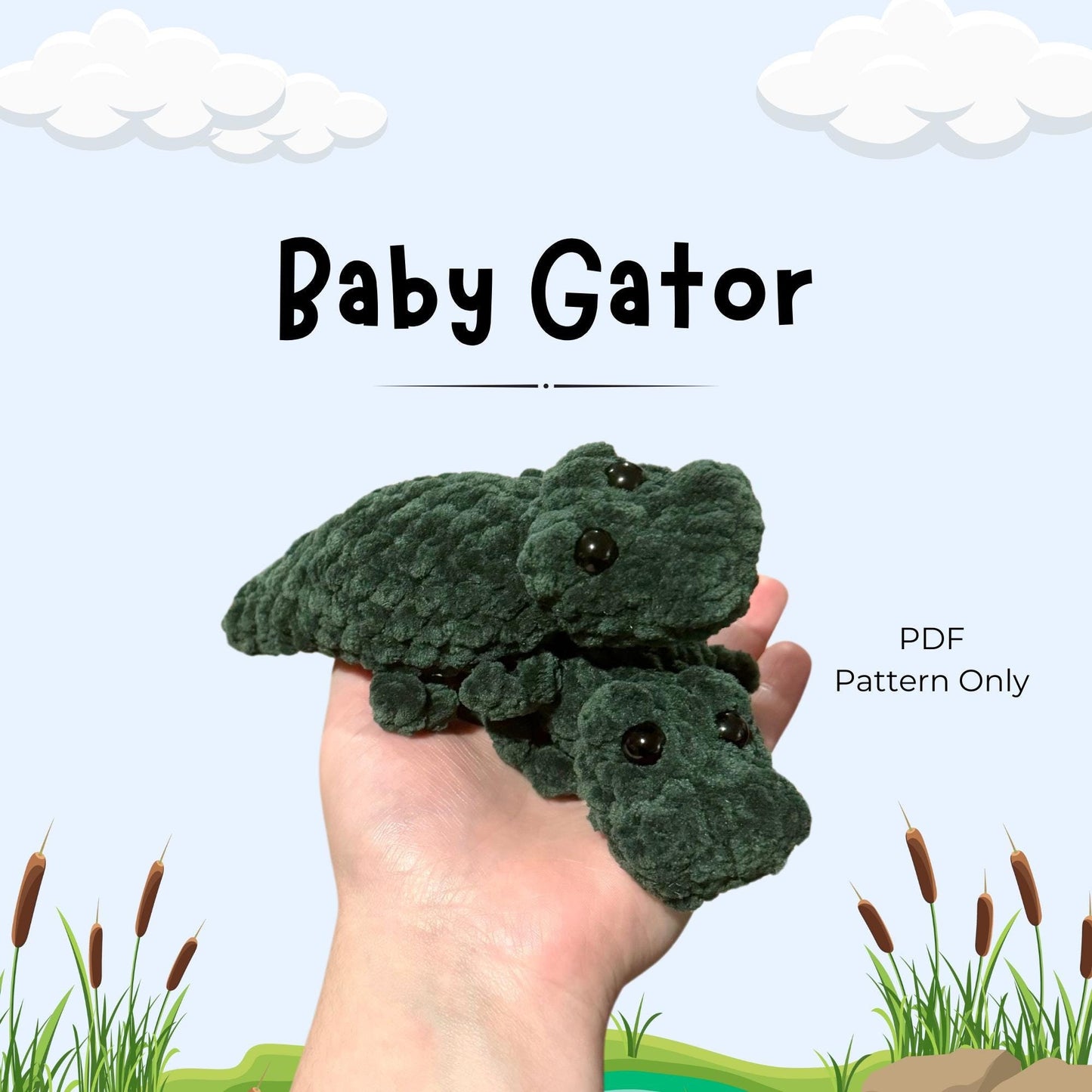 Baby Alligator Crochet Pattern
