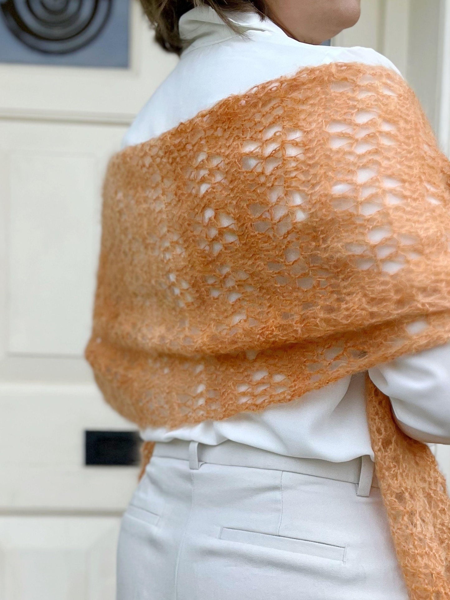 Stylish Laced Scarf Crochet Pattern