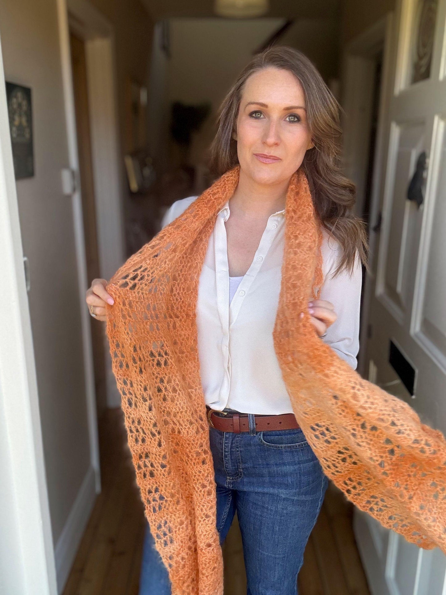 Stylish Laced Scarf Crochet Pattern