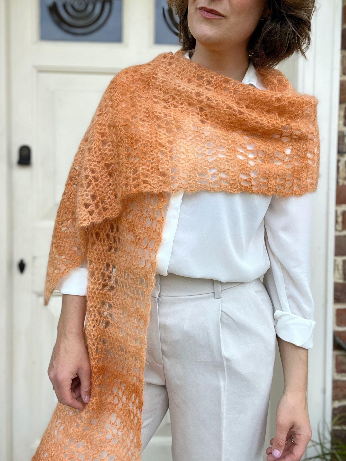 Stylish Laced Scarf Crochet Pattern