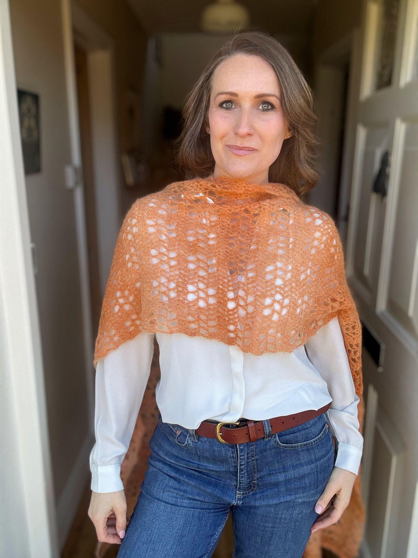 Stylish Laced Scarf Crochet Pattern