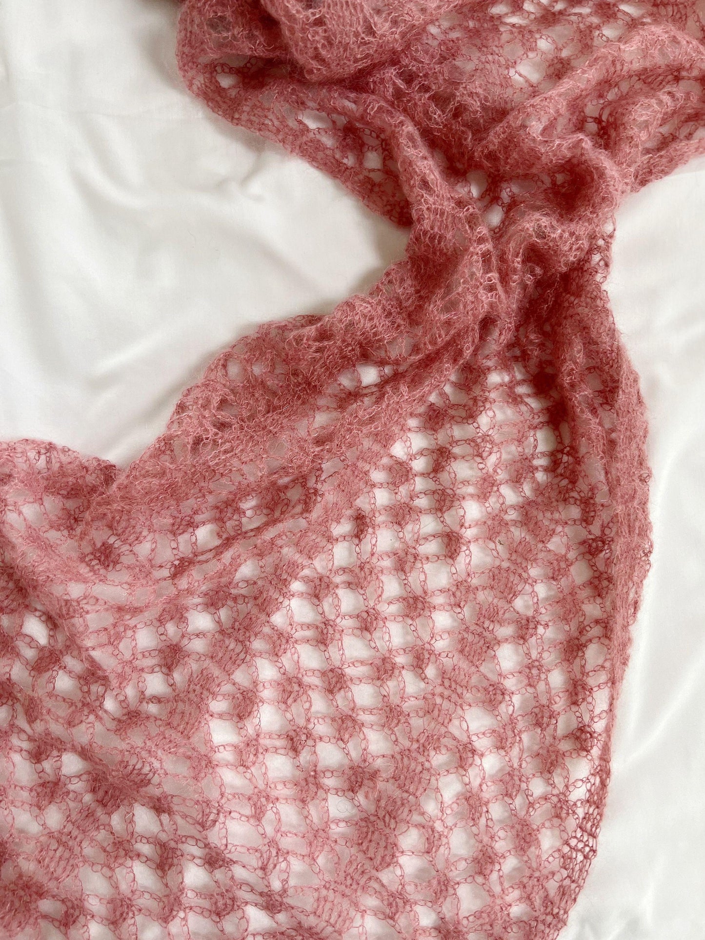 Classic Shawl Mohair Crochet Pattern