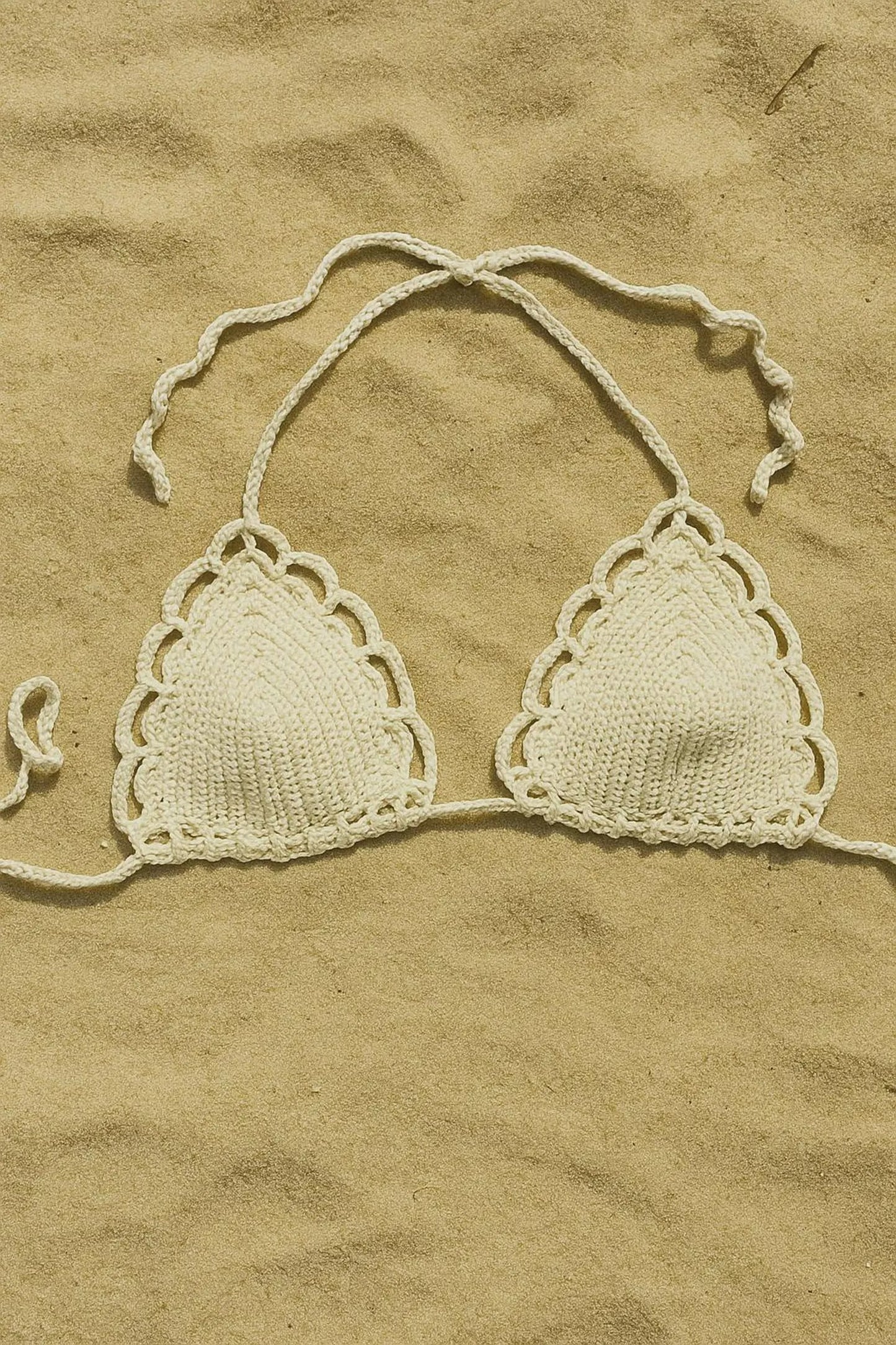 Chic Laced Bikini Top Crochet Pattern