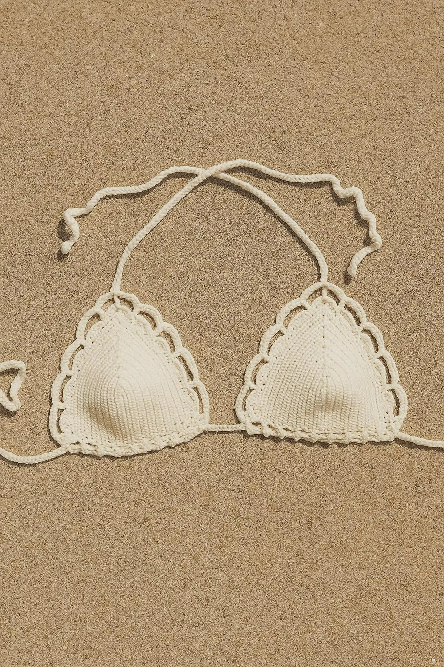 Chic Laced Bikini Top Crochet Pattern