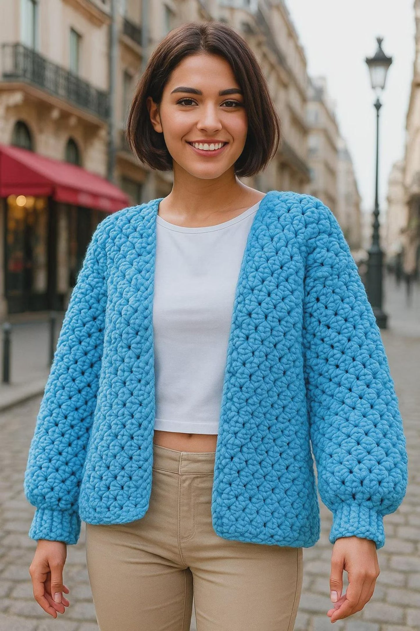 Chic Comfy Chunky Cardigan Crochet Pattern