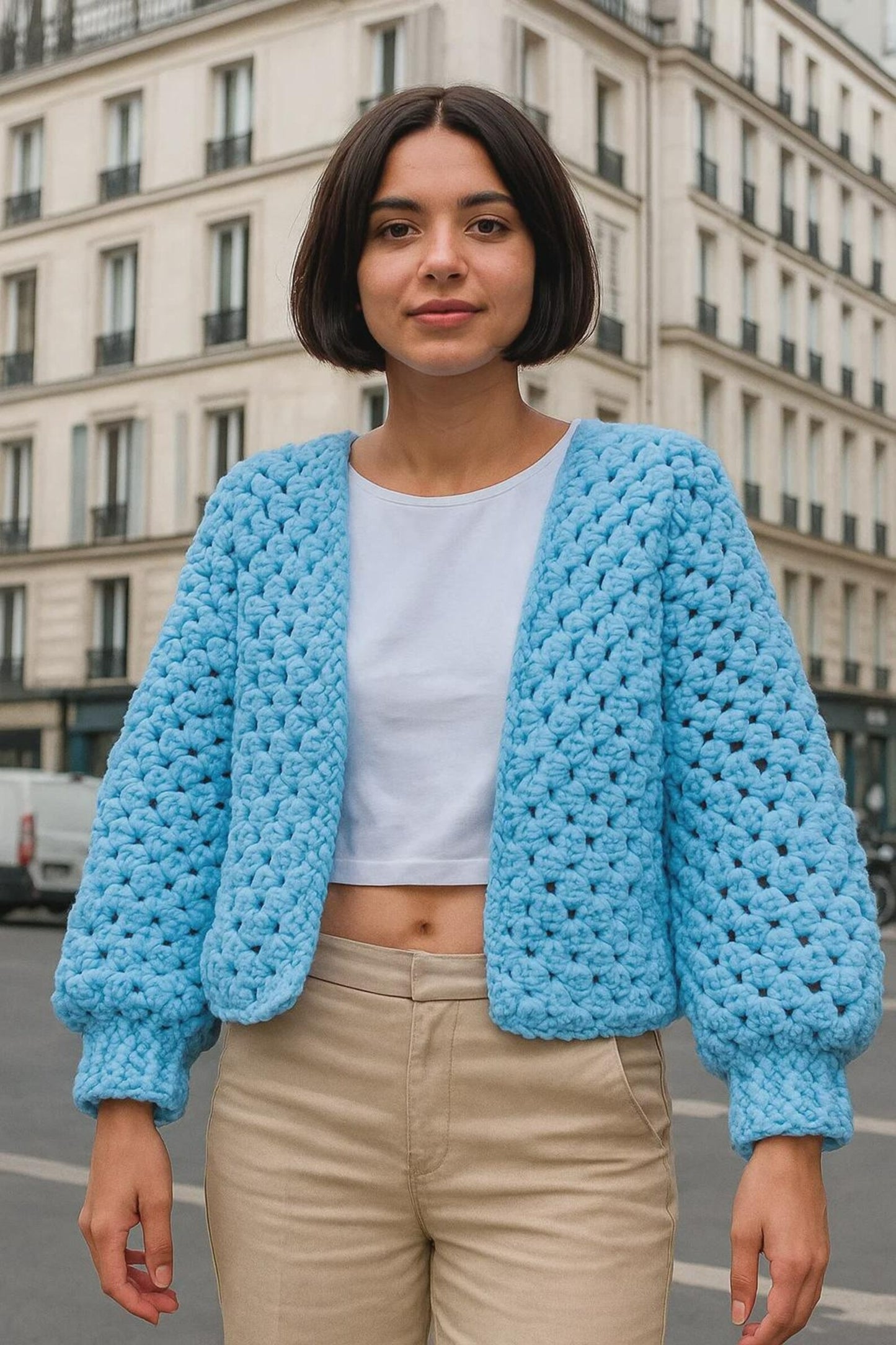 Chic Comfy Chunky Cardigan Crochet Pattern