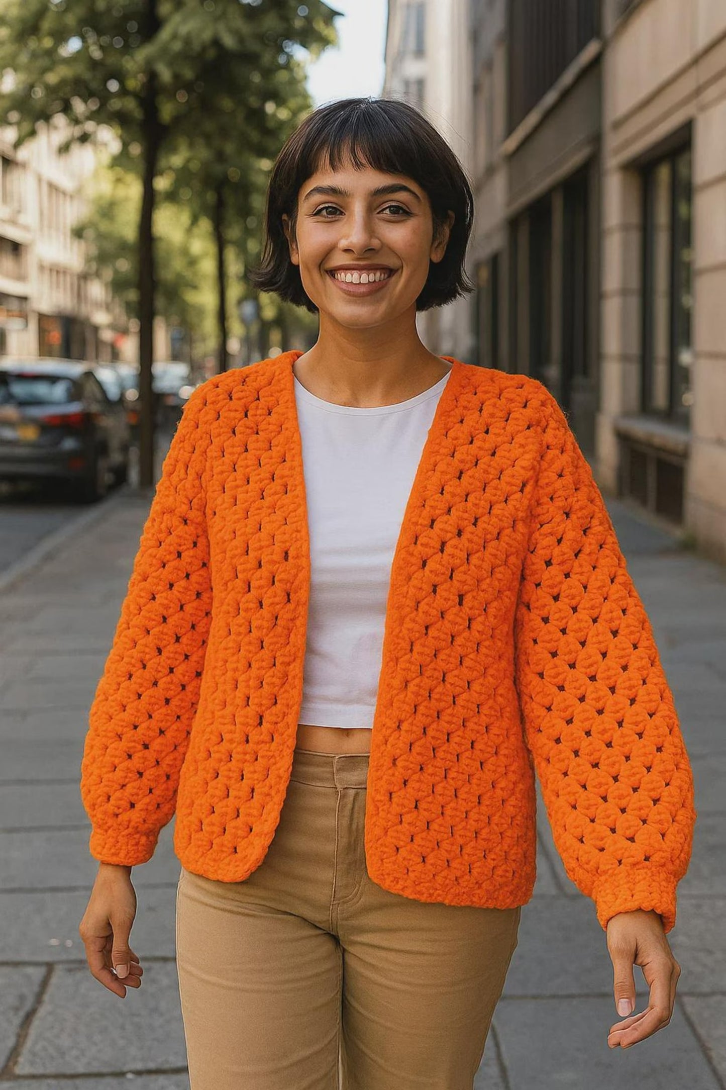 Chic Comfy Chunky Cardigan Crochet Pattern