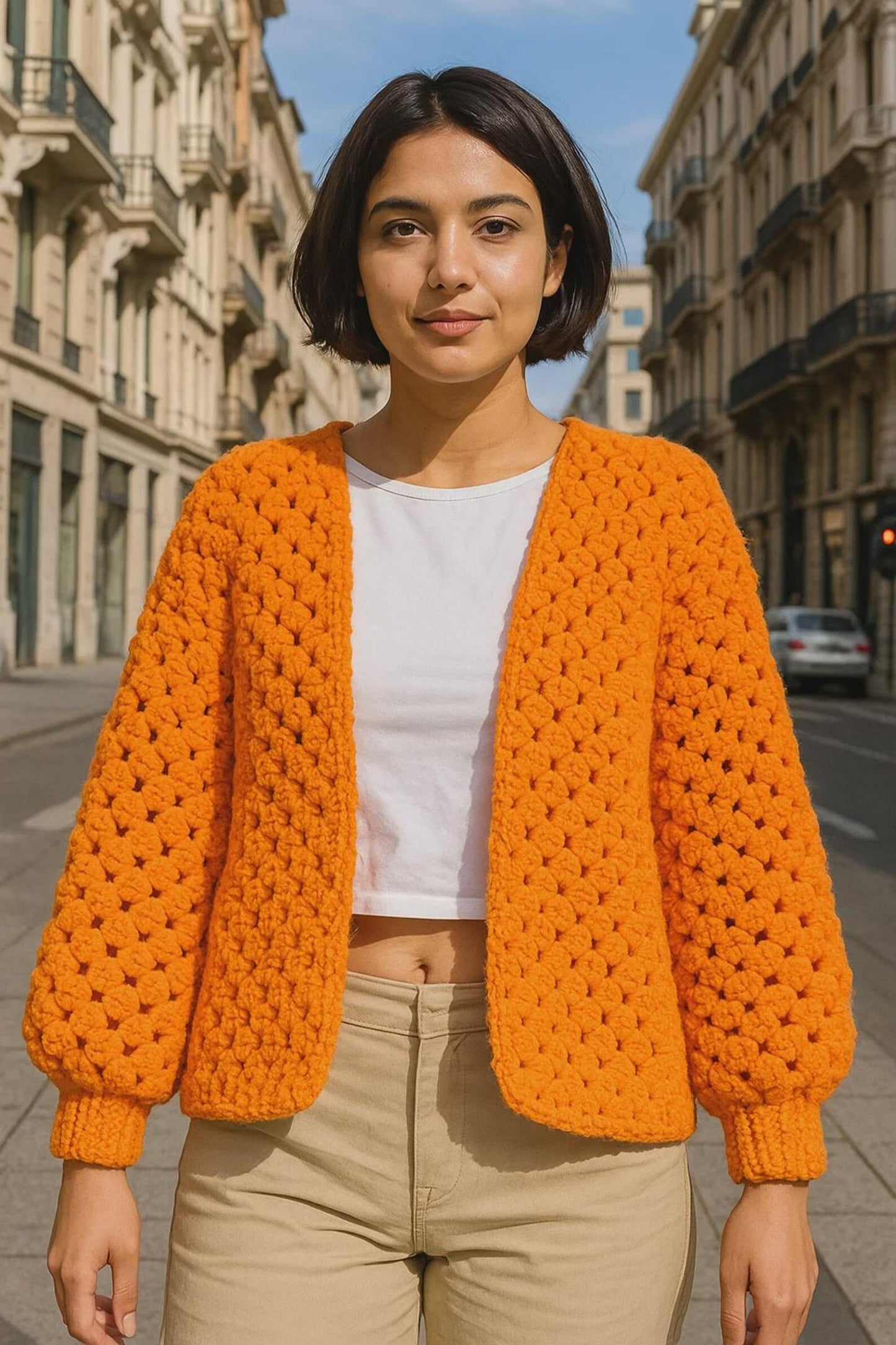 Chic Comfy Chunky Cardigan Crochet Pattern