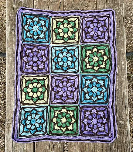 Easy Kaleidoscope Crochet Pattern