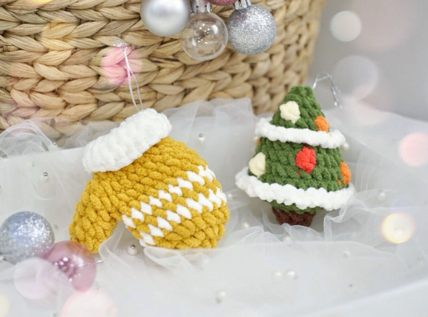 Christmas Ornament Bundle Crochet Pattern