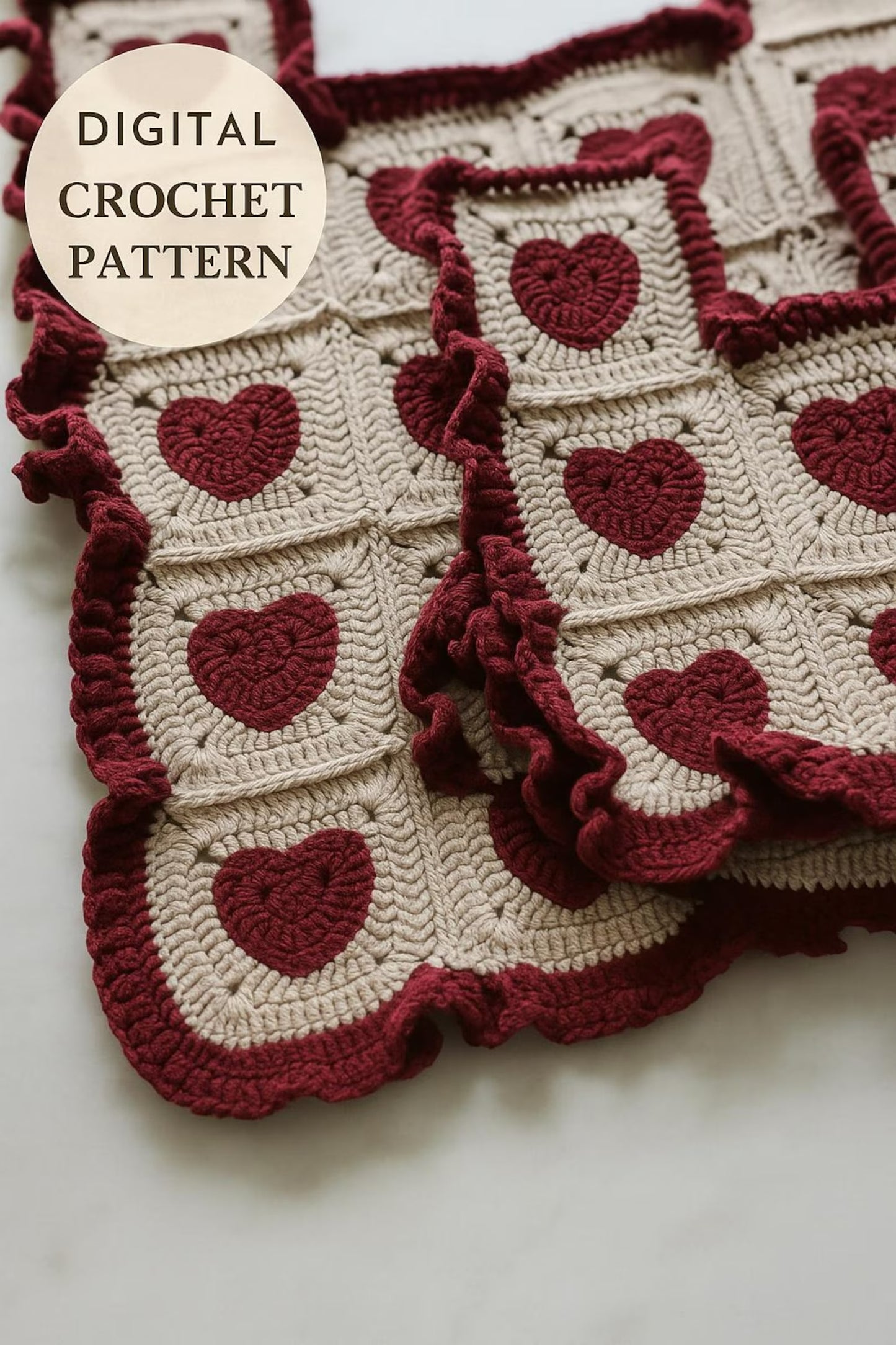 Classic Motif Square Intermediate Crochet Pattern
